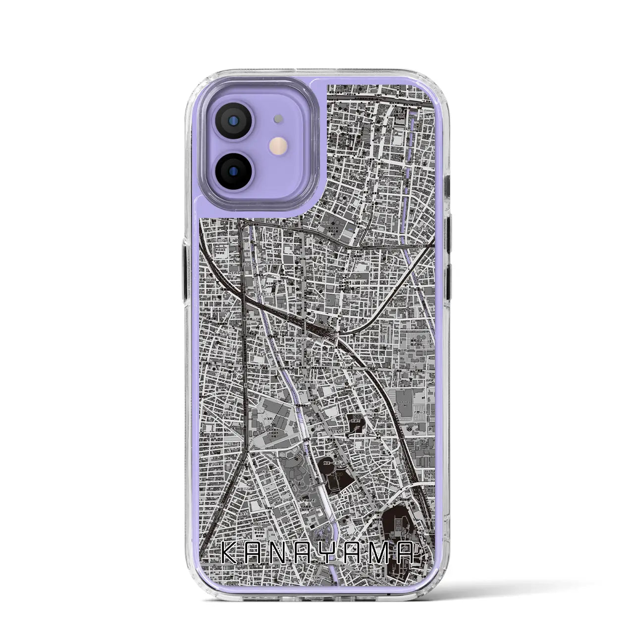 【金山(愛知県)】地図柄iPhoneケース(MagSafeタイプ)