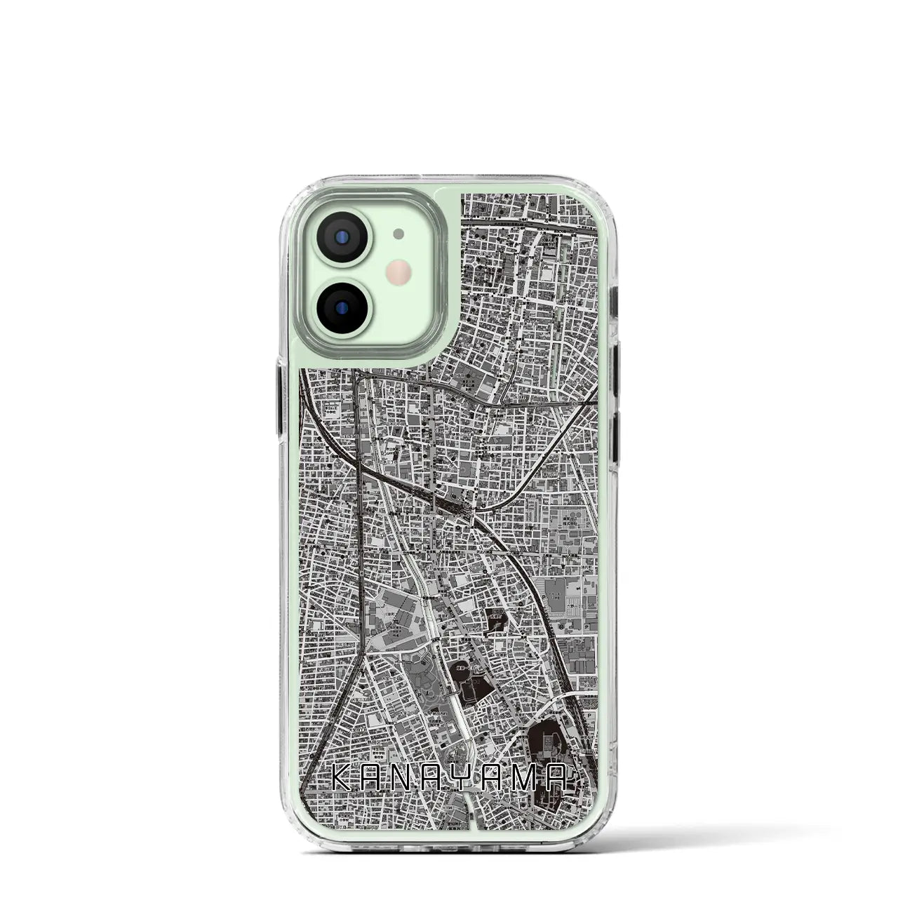 【金山(愛知県)】地図柄iPhoneケース(MagSafeタイプ)