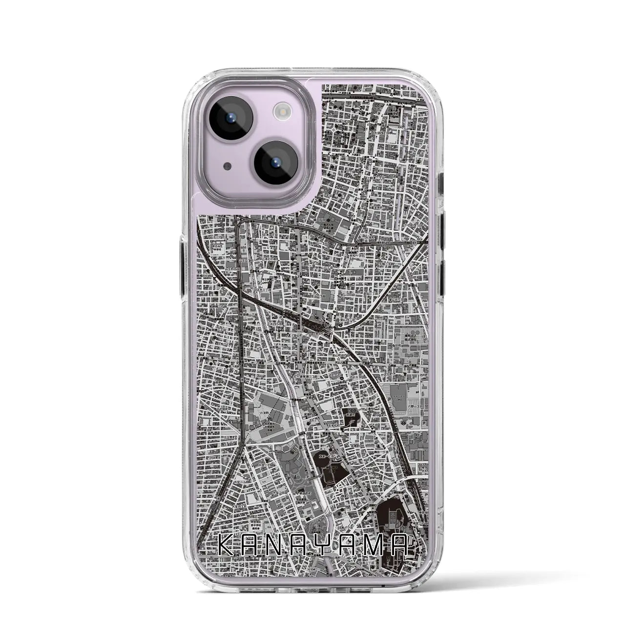 【金山(愛知県)】地図柄iPhoneケース(MagSafeタイプ)