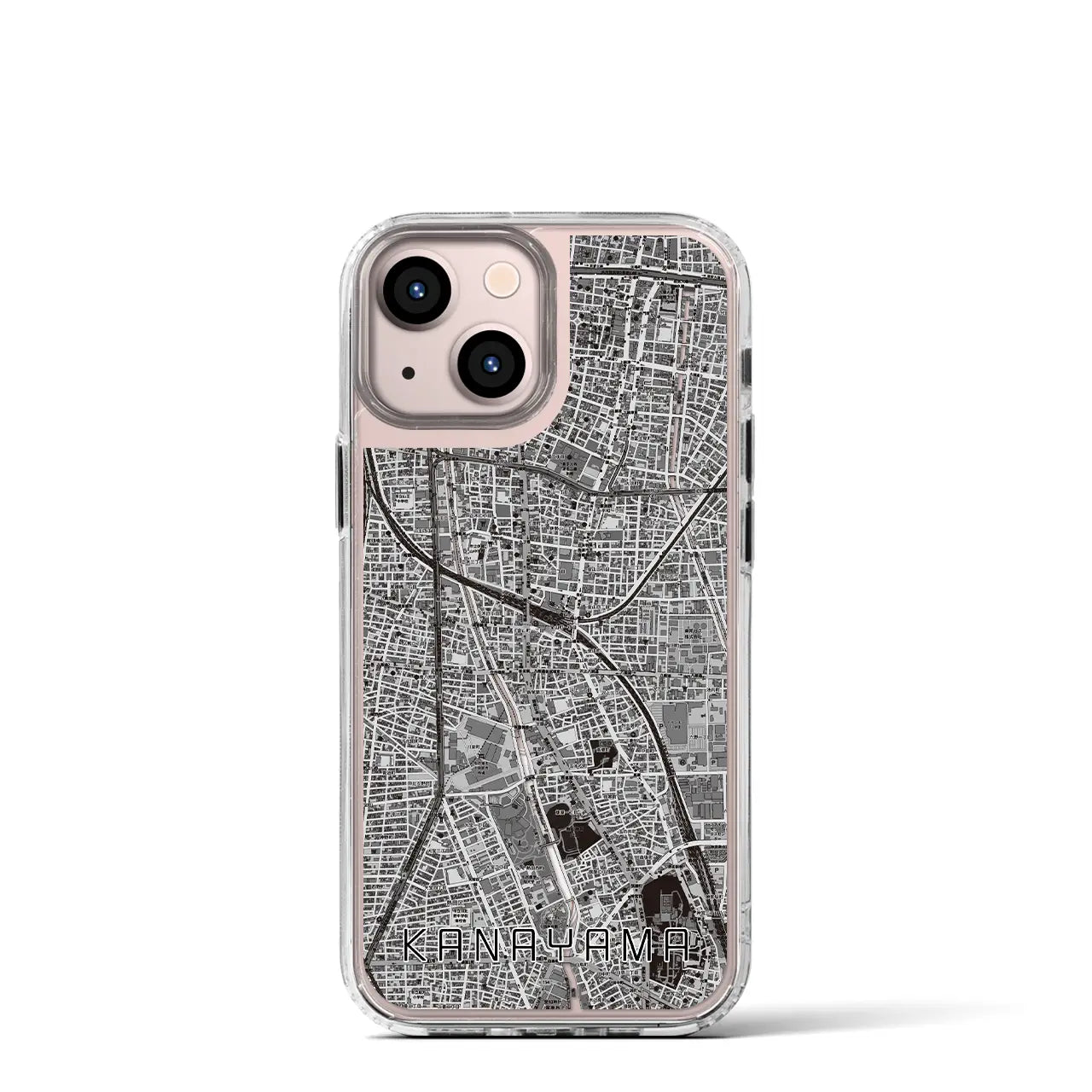 【金山(愛知県)】地図柄iPhoneケース(MagSafeタイプ)