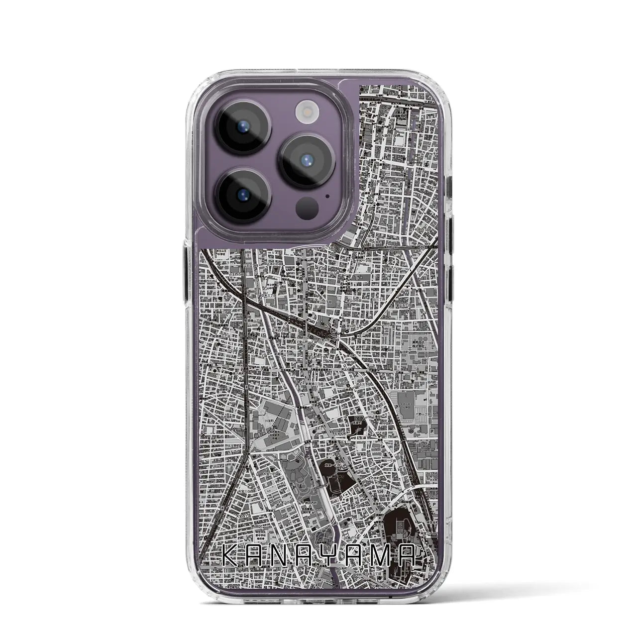 【金山(愛知県)】地図柄iPhoneケース(MagSafeタイプ)