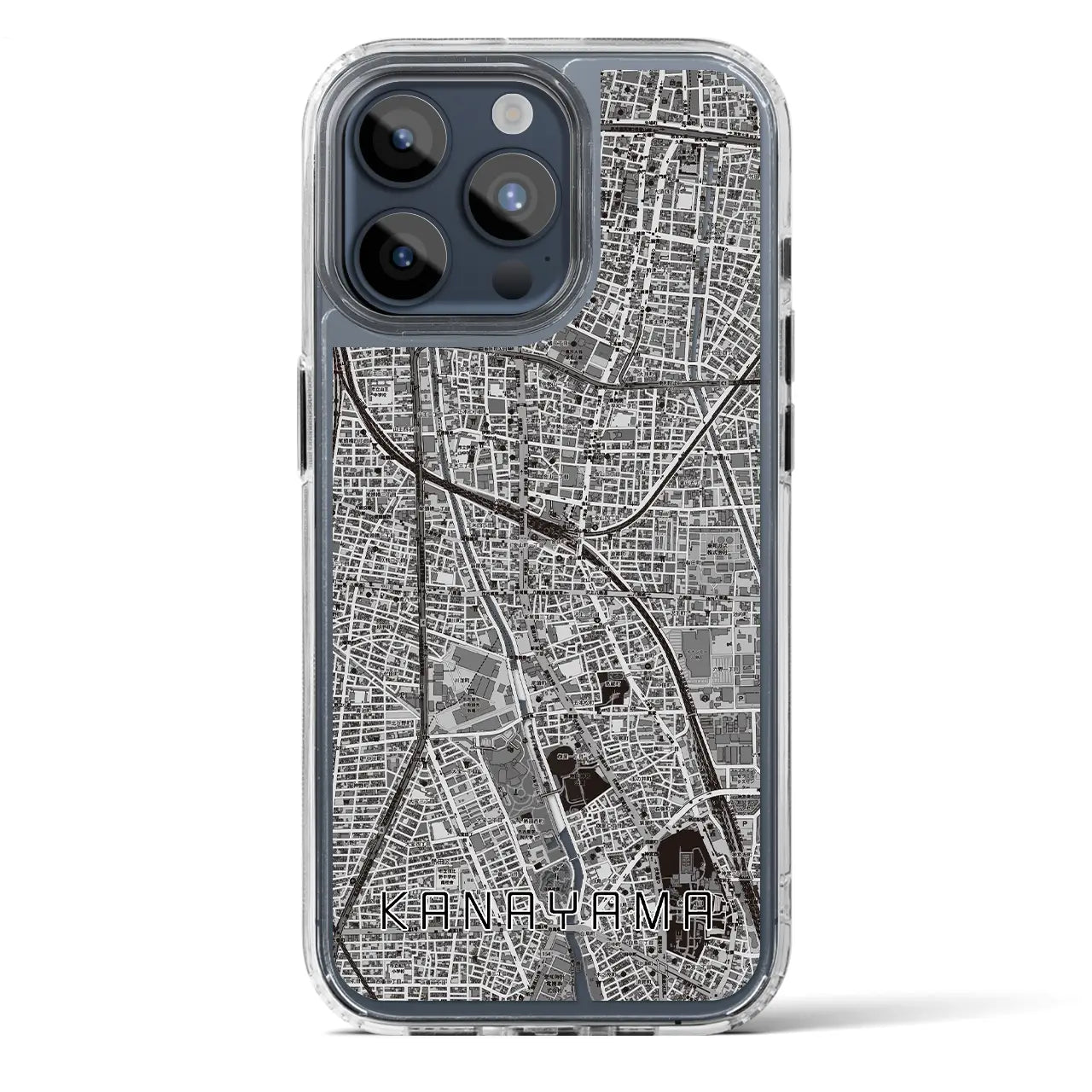 【金山(愛知県)】地図柄iPhoneケース(MagSafeタイプ)