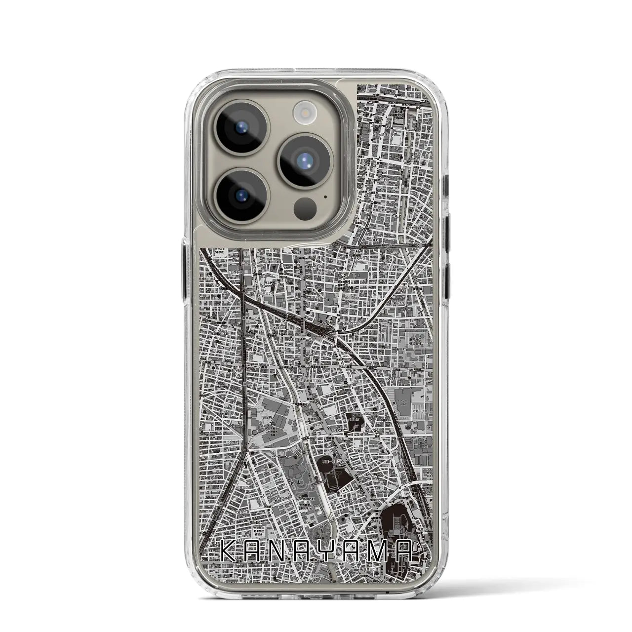 【金山(愛知県)】地図柄iPhoneケース(MagSafeタイプ)