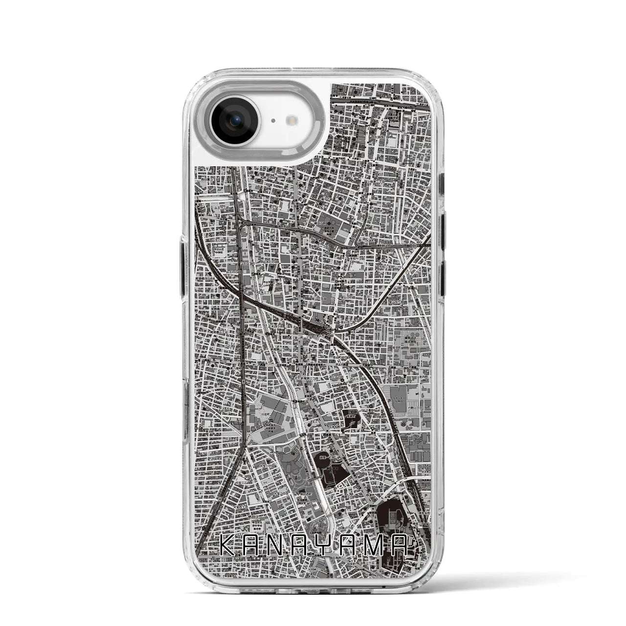 【金山(愛知県)】地図柄iPhoneケース(MagSafeタイプ)