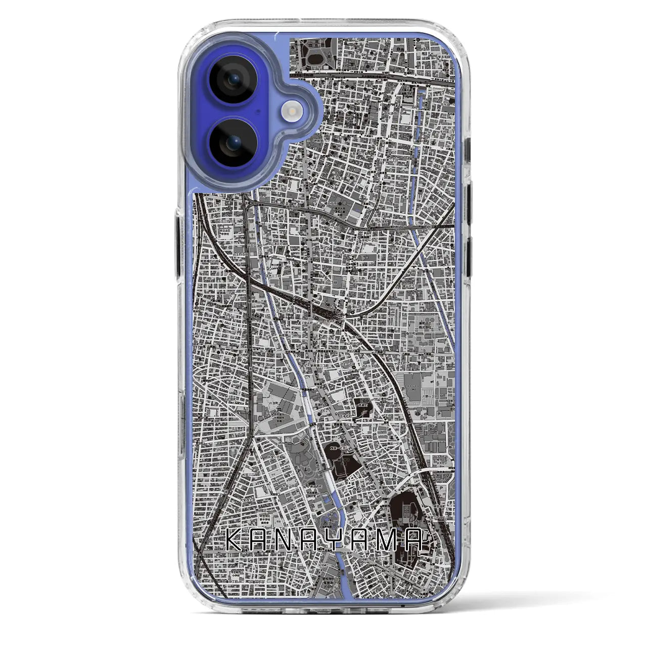 【金山(愛知県)】地図柄iPhoneケース(MagSafeタイプ)