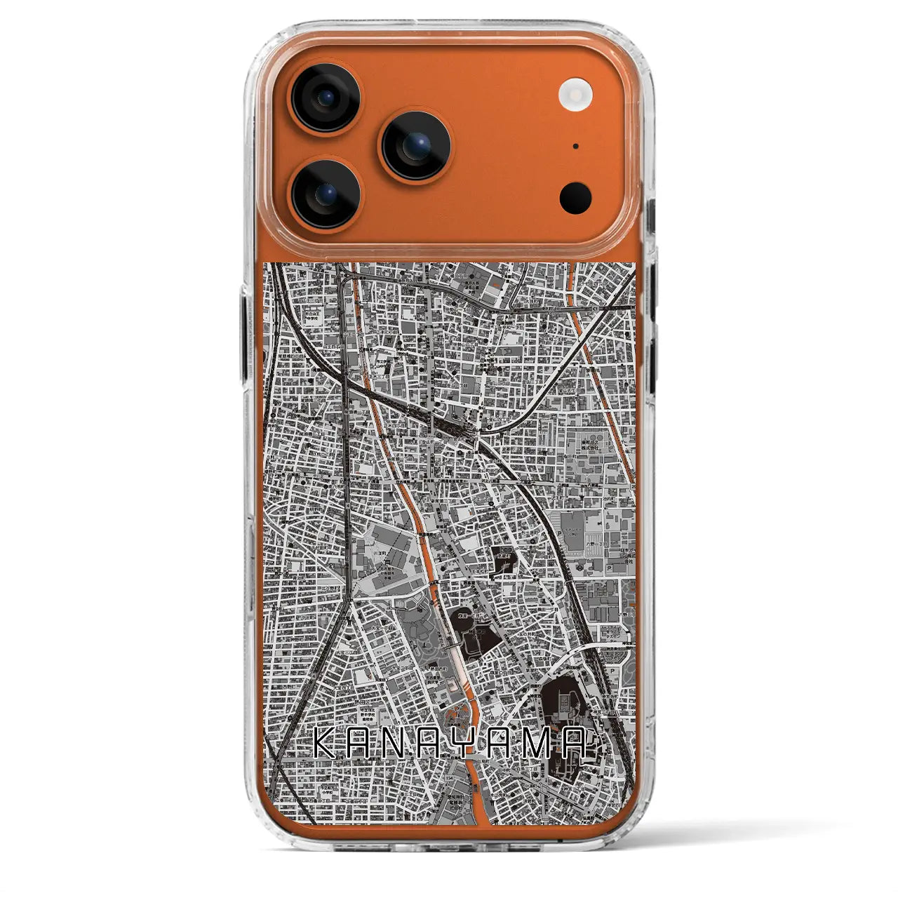 【金山(愛知県)】地図柄iPhoneケース(MagSafeタイプ)