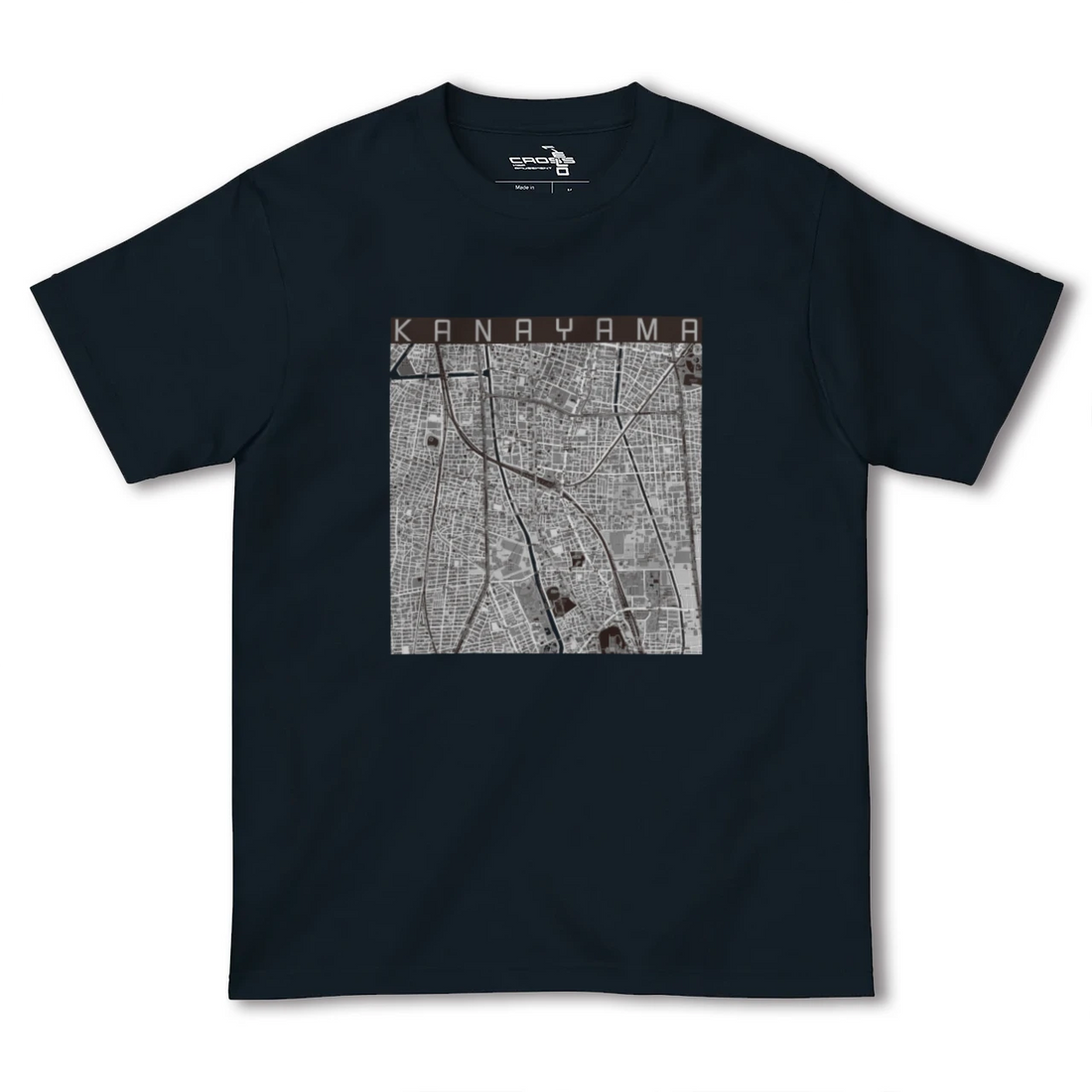 【金山(愛知県)】地図柄ヘビーウェイトTシャツ