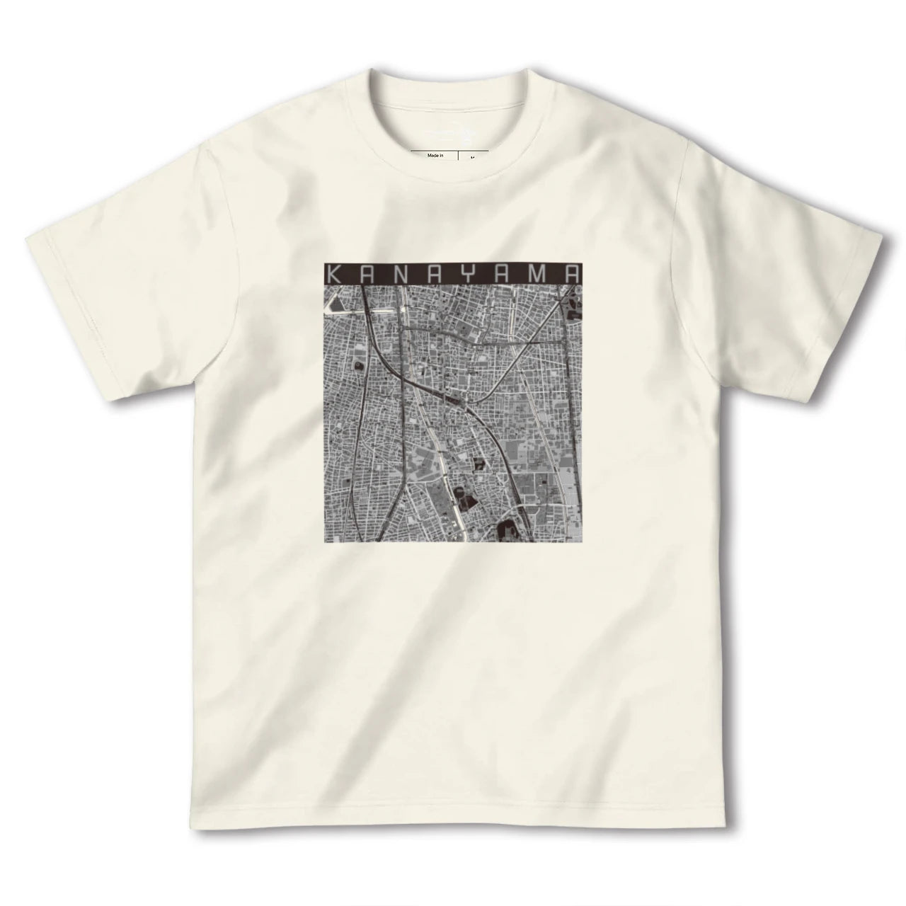 【金山(愛知県)】地図柄ヘビーウェイトTシャツ