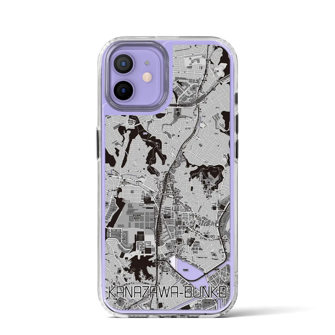 【金沢文庫(神奈川県)】地図柄iPhoneケース(MagSafeタイプ)