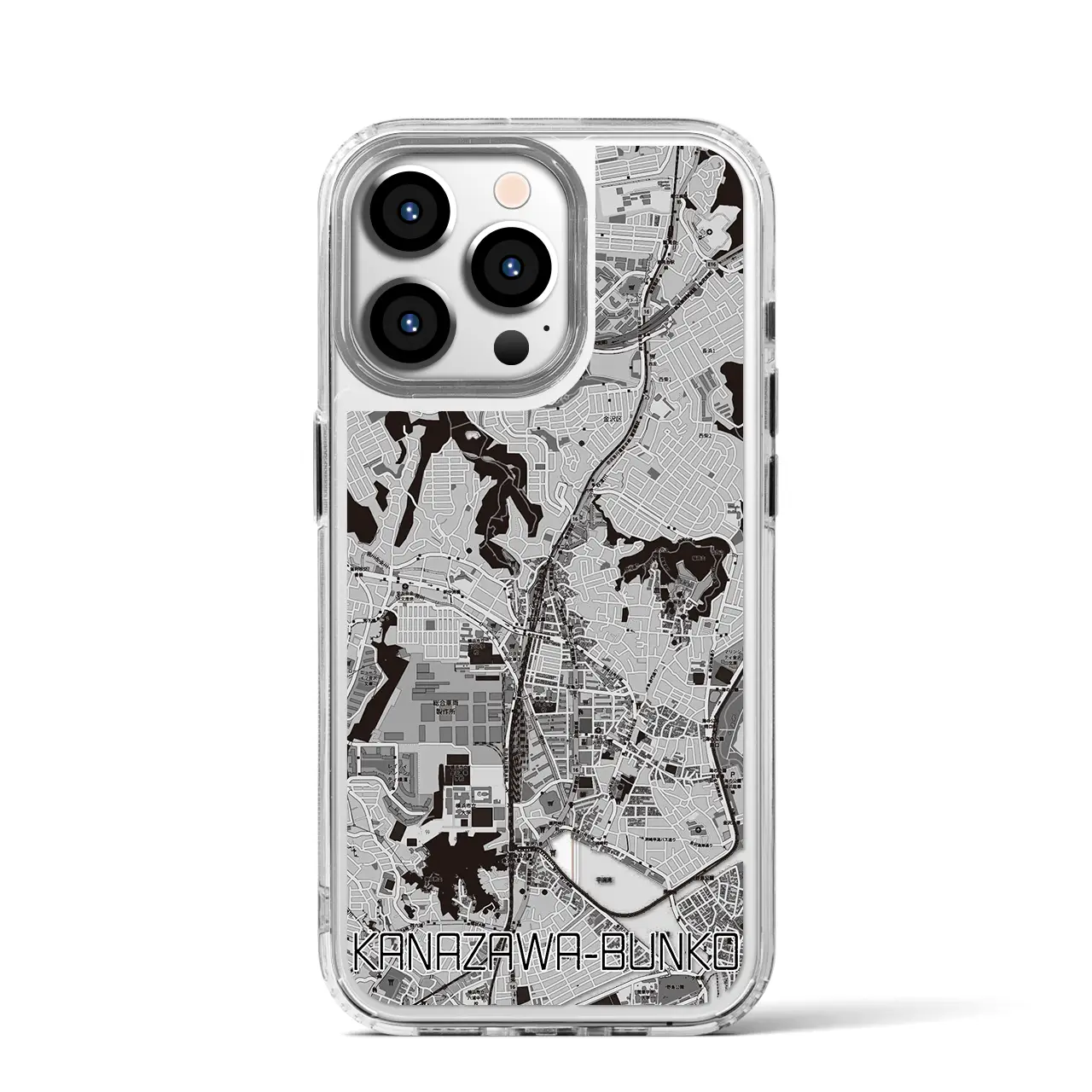 【金沢文庫(神奈川県)】地図柄iPhoneケース(MagSafeタイプ)