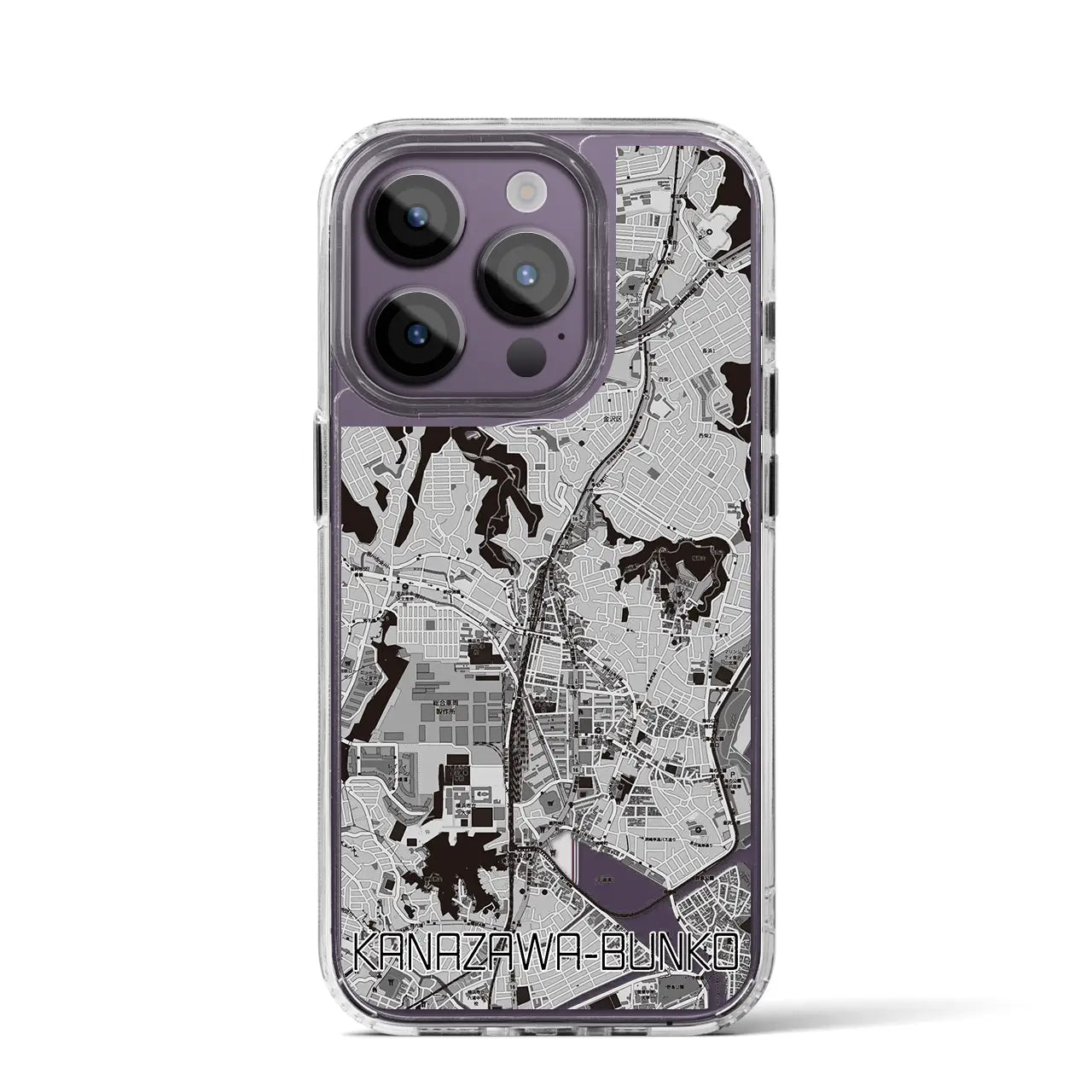 【金沢文庫(神奈川県)】地図柄iPhoneケース(MagSafeタイプ)