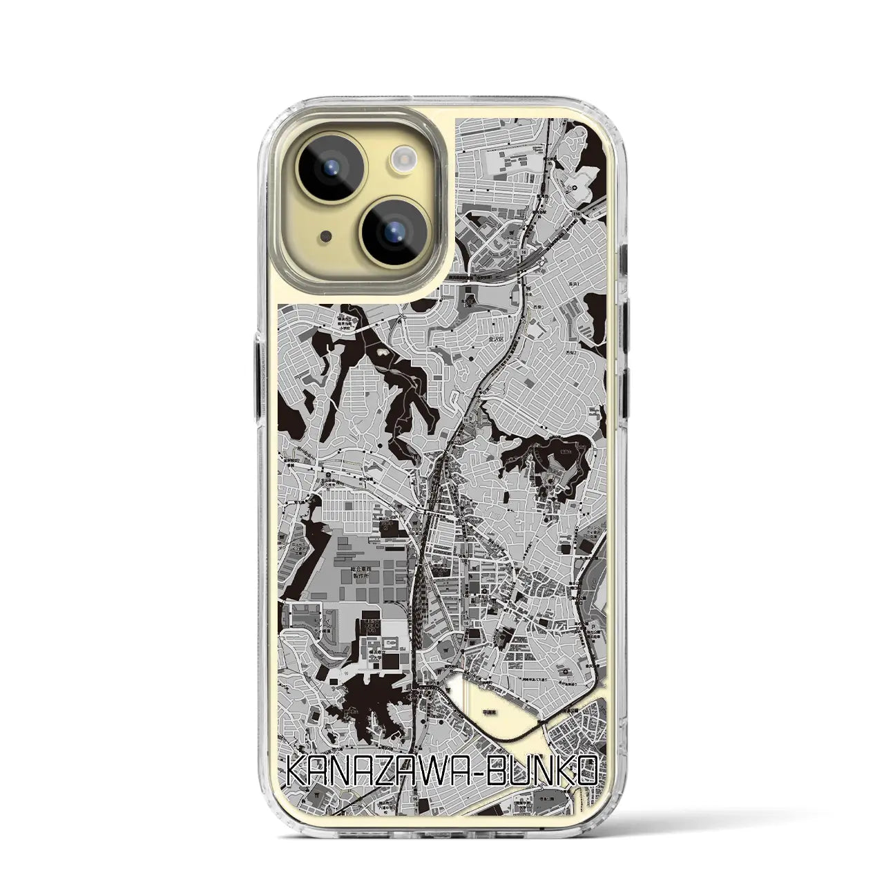 【金沢文庫(神奈川県)】地図柄iPhoneケース(MagSafeタイプ)