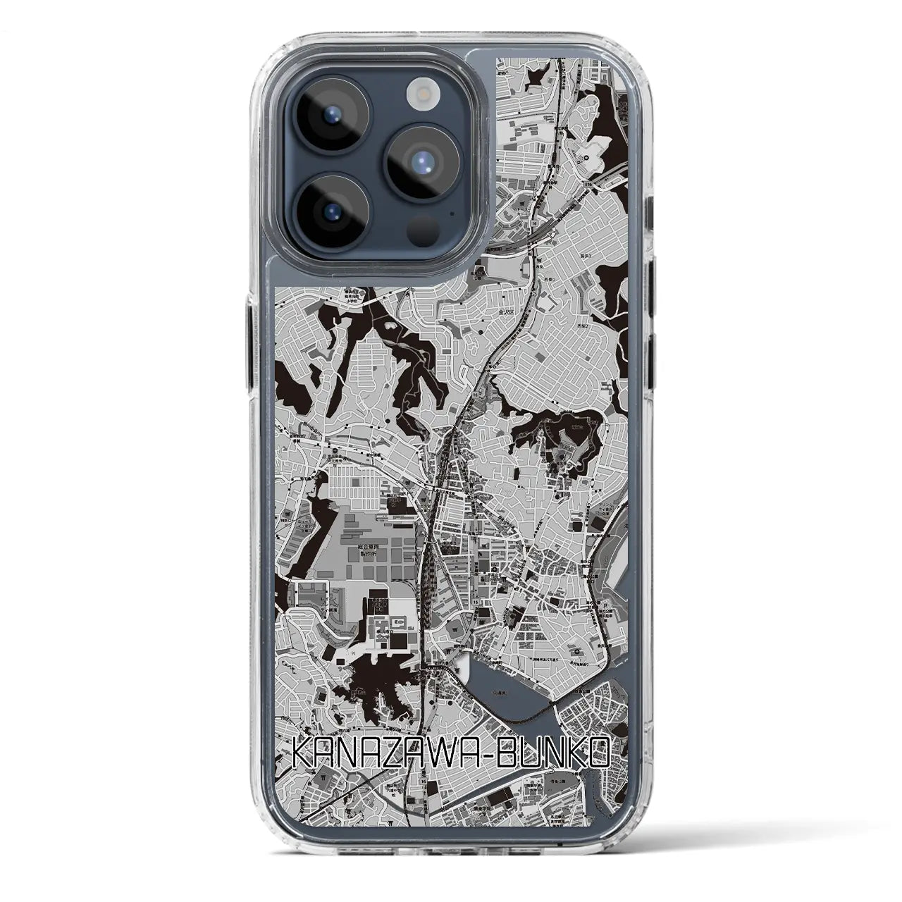 【金沢文庫(神奈川県)】地図柄iPhoneケース(MagSafeタイプ)