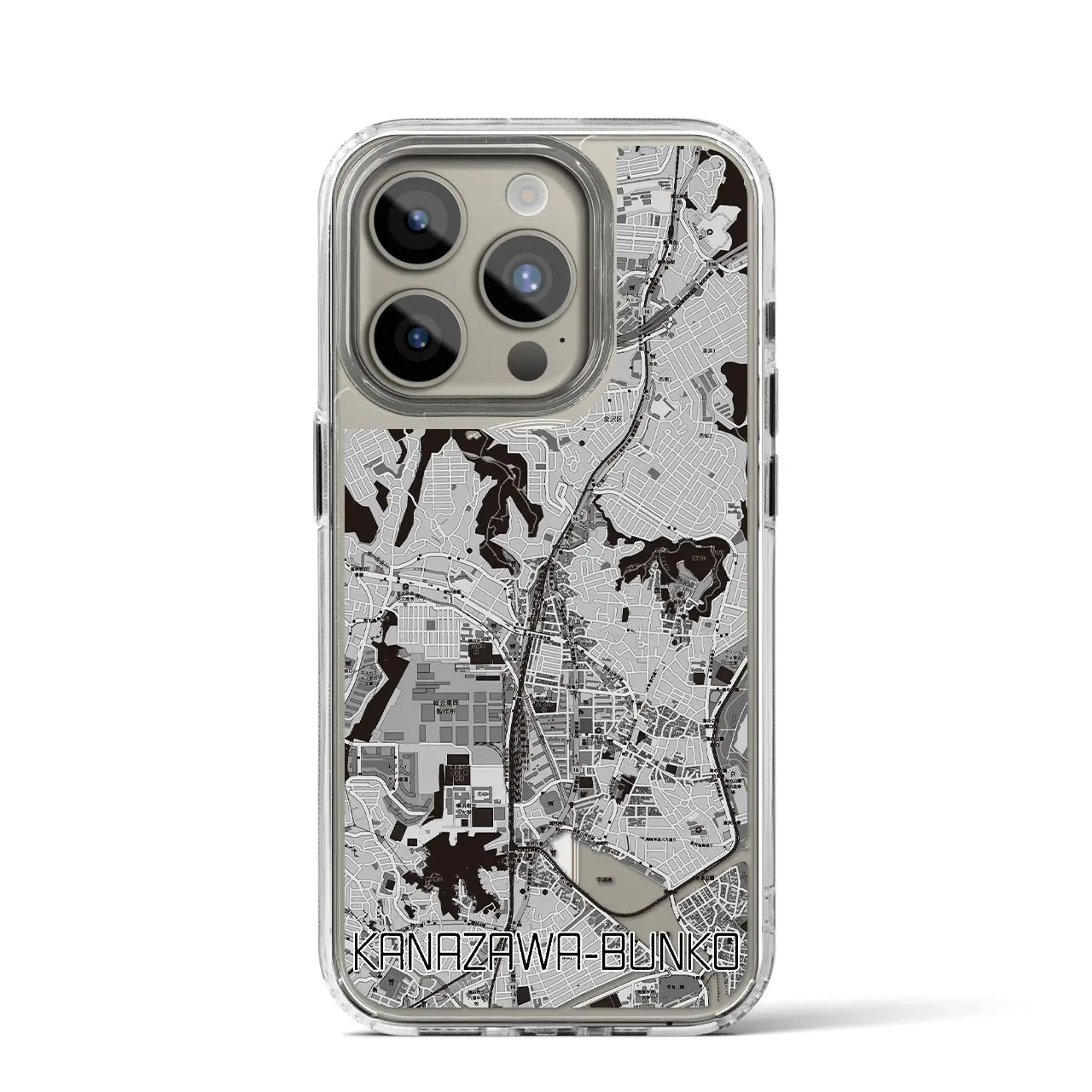 【金沢文庫(神奈川県)】地図柄iPhoneケース(MagSafeタイプ)