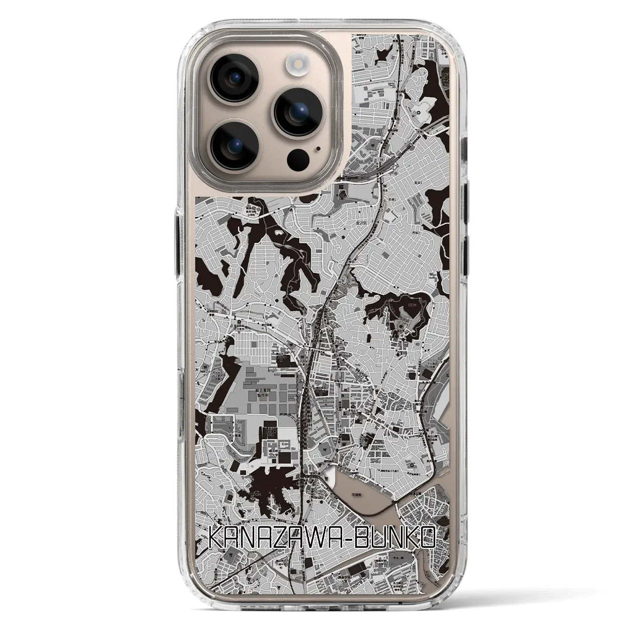 【金沢文庫(神奈川県)】地図柄iPhoneケース(MagSafeタイプ)