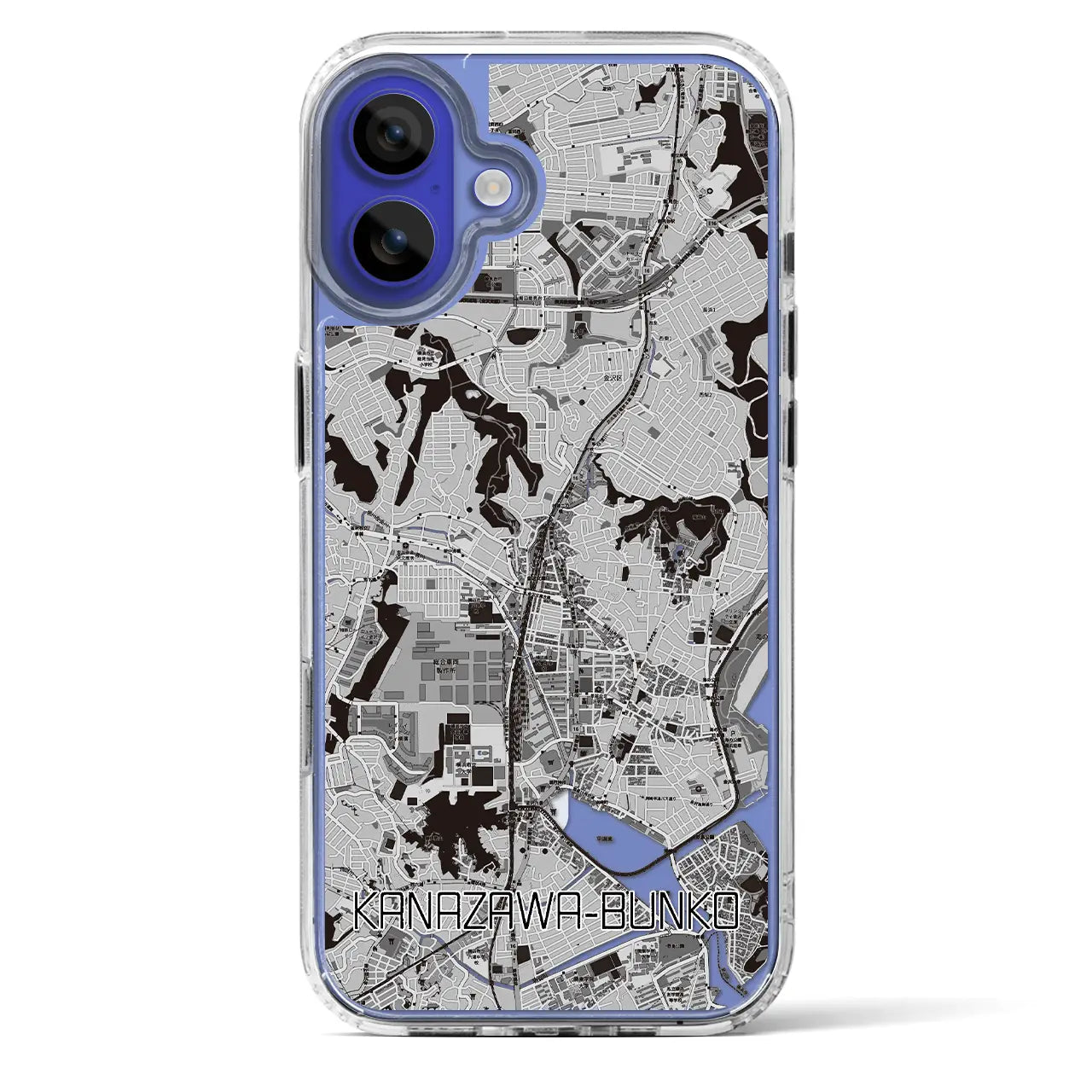 【金沢文庫(神奈川県)】地図柄iPhoneケース(MagSafeタイプ)