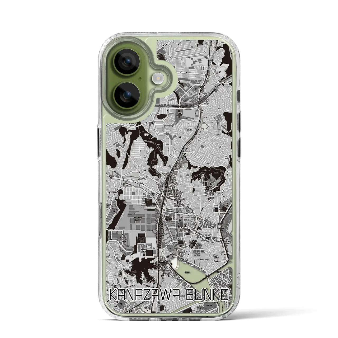 【金沢文庫(神奈川県)】地図柄iPhoneケース(MagSafeタイプ)