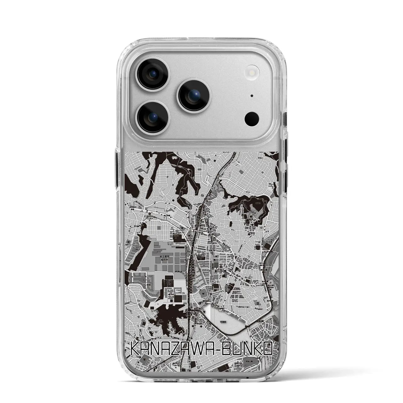 【金沢文庫(神奈川県)】地図柄iPhoneケース(MagSafeタイプ)