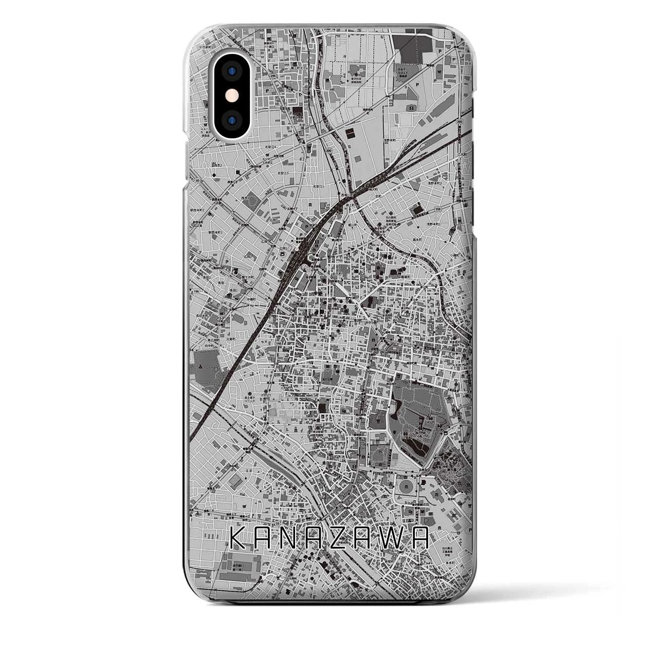 【金沢(石川県)】地図柄iPhoneケース(クリアタイプ)