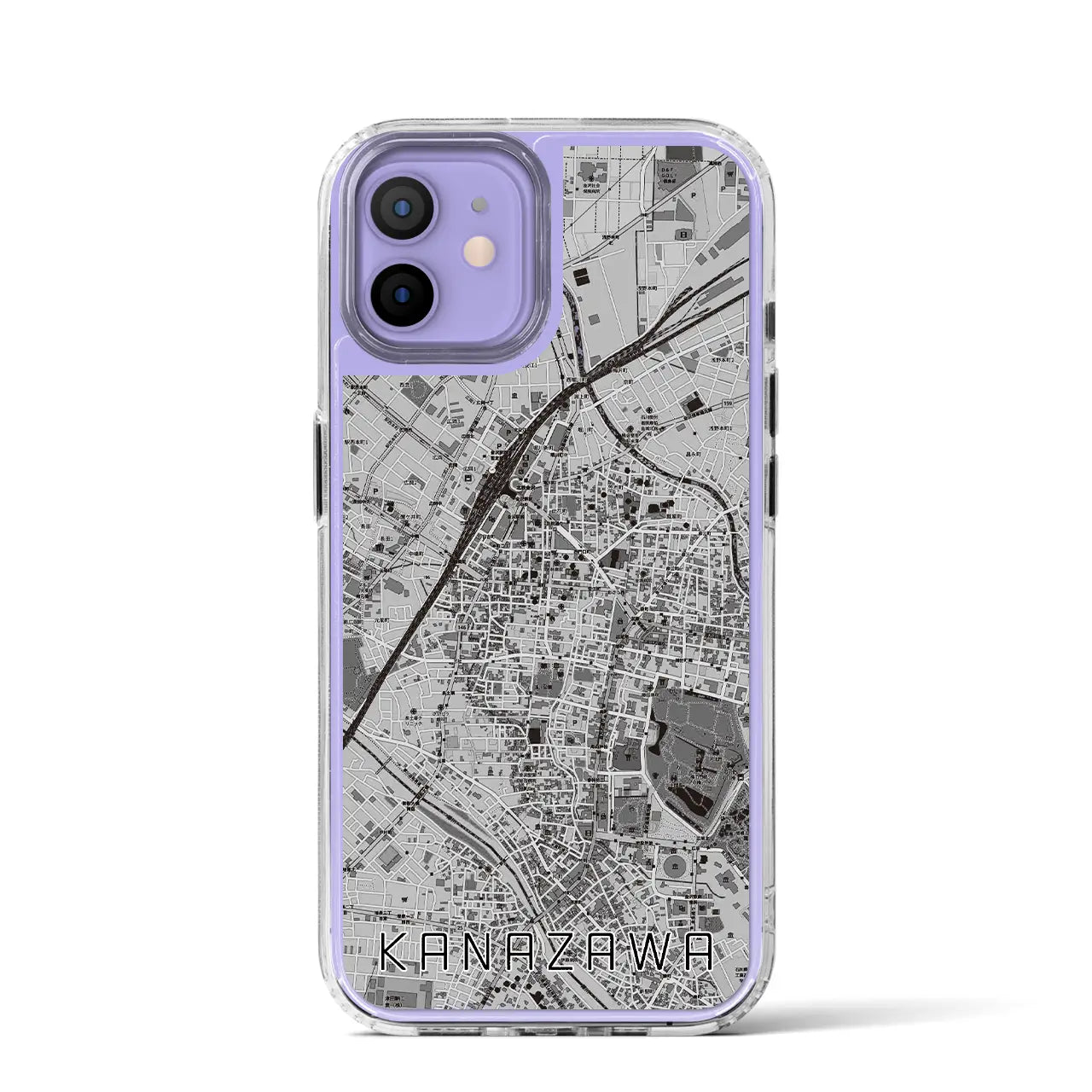 【金沢(石川県)】地図柄iPhoneケース(MagSafeタイプ)