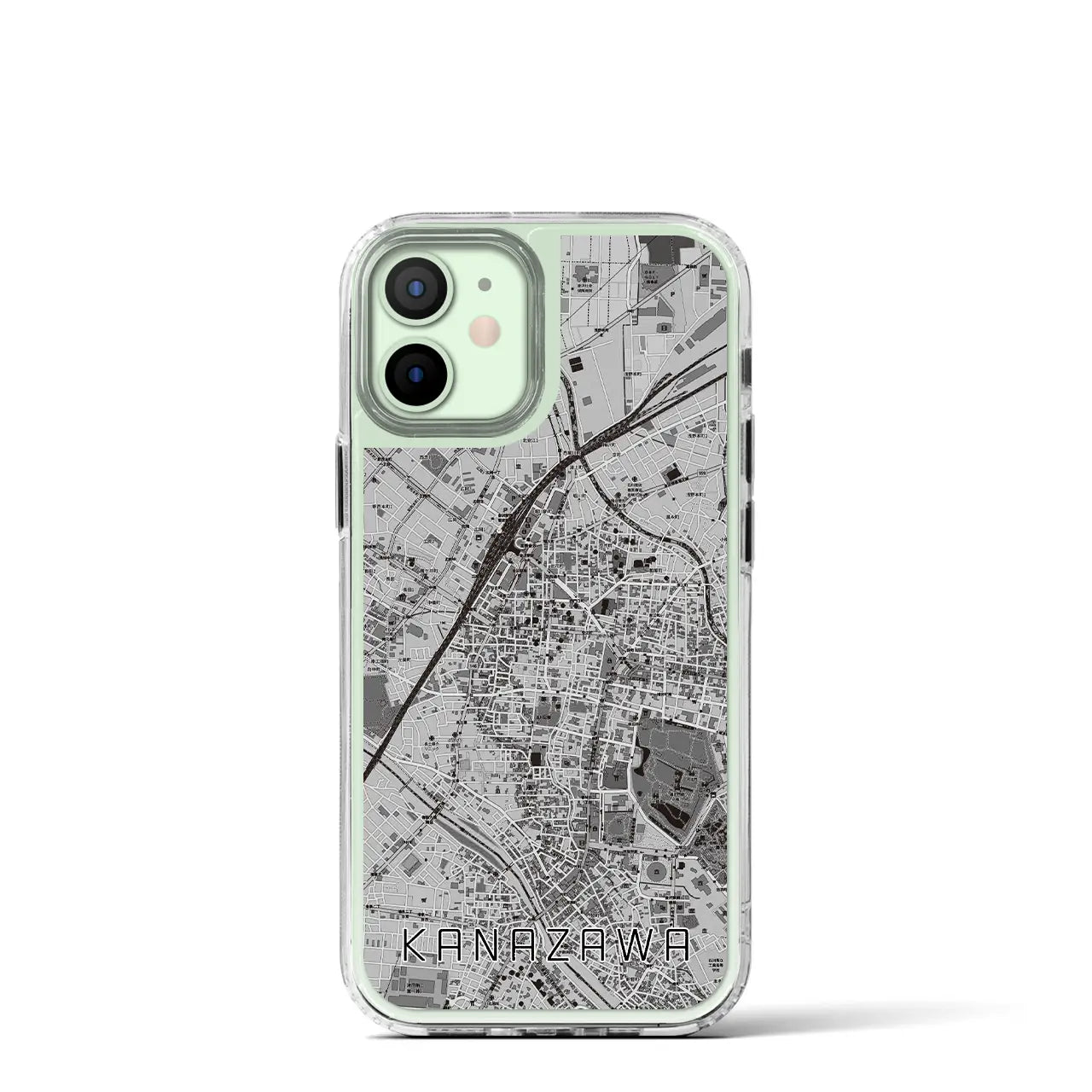 【金沢(石川県)】地図柄iPhoneケース(MagSafeタイプ)