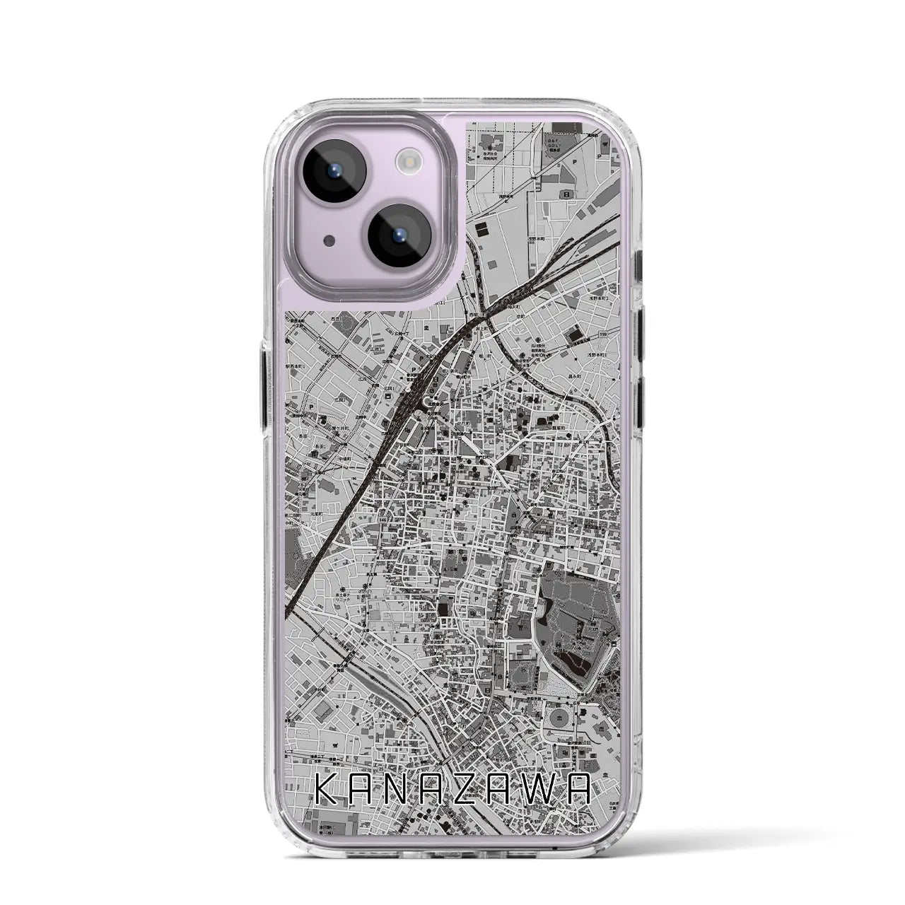 【金沢(石川県)】地図柄iPhoneケース(MagSafeタイプ)