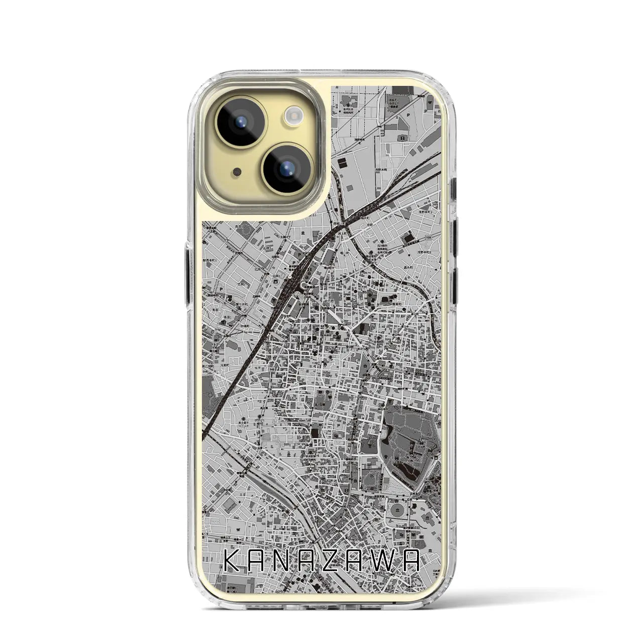 【金沢(石川県)】地図柄iPhoneケース(MagSafeタイプ)