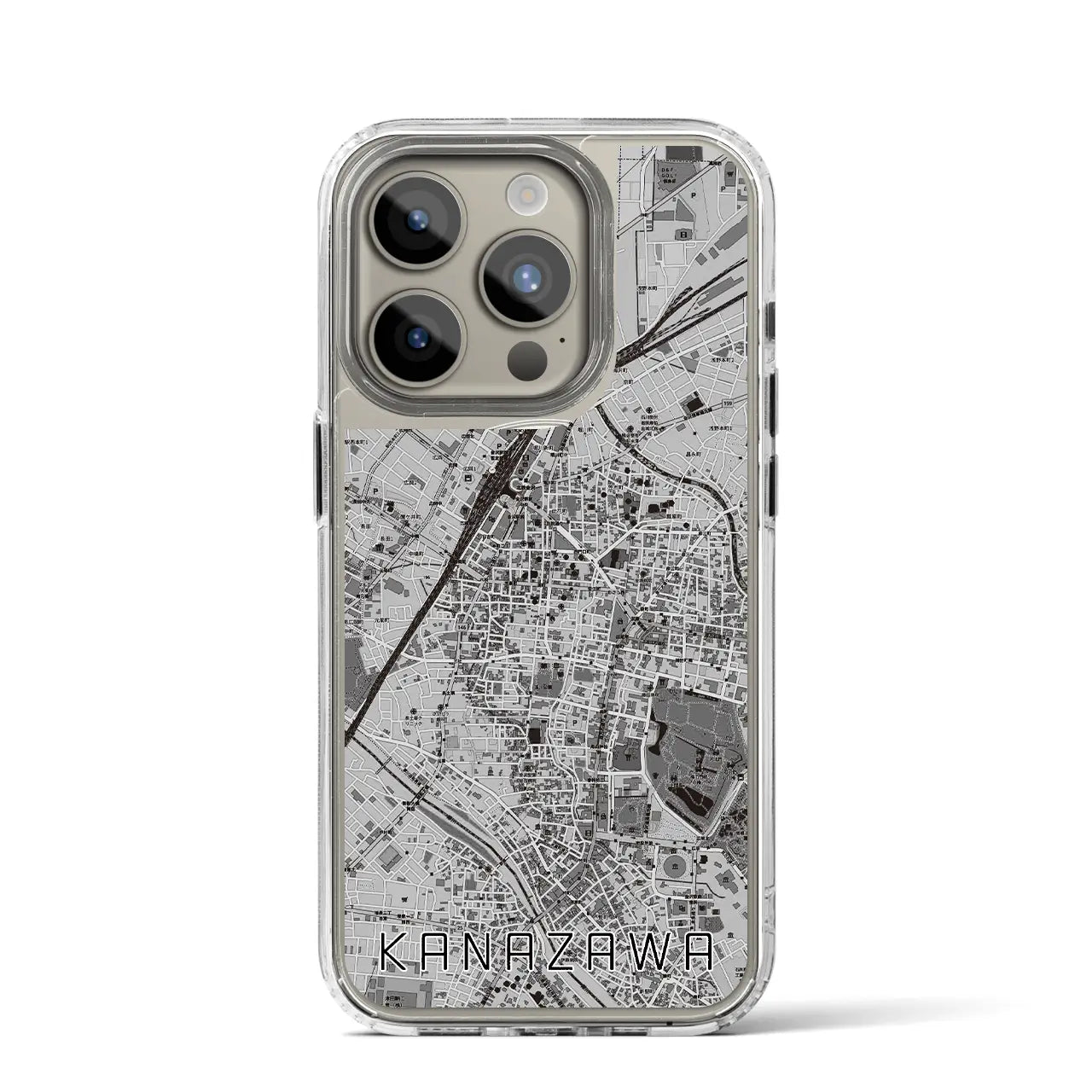 【金沢(石川県)】地図柄iPhoneケース(MagSafeタイプ)