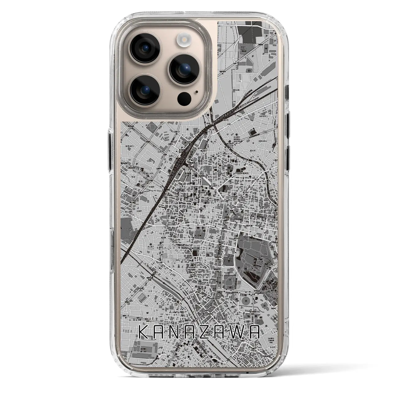 【金沢(石川県)】地図柄iPhoneケース(MagSafeタイプ)