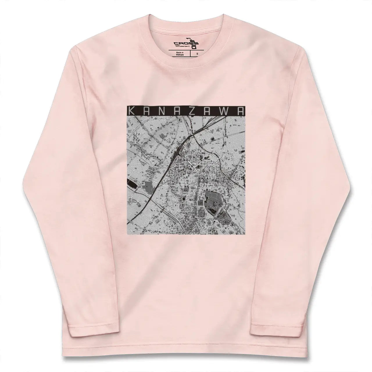 【金沢(石川県)】地図柄ロングスリーブTシャツ
