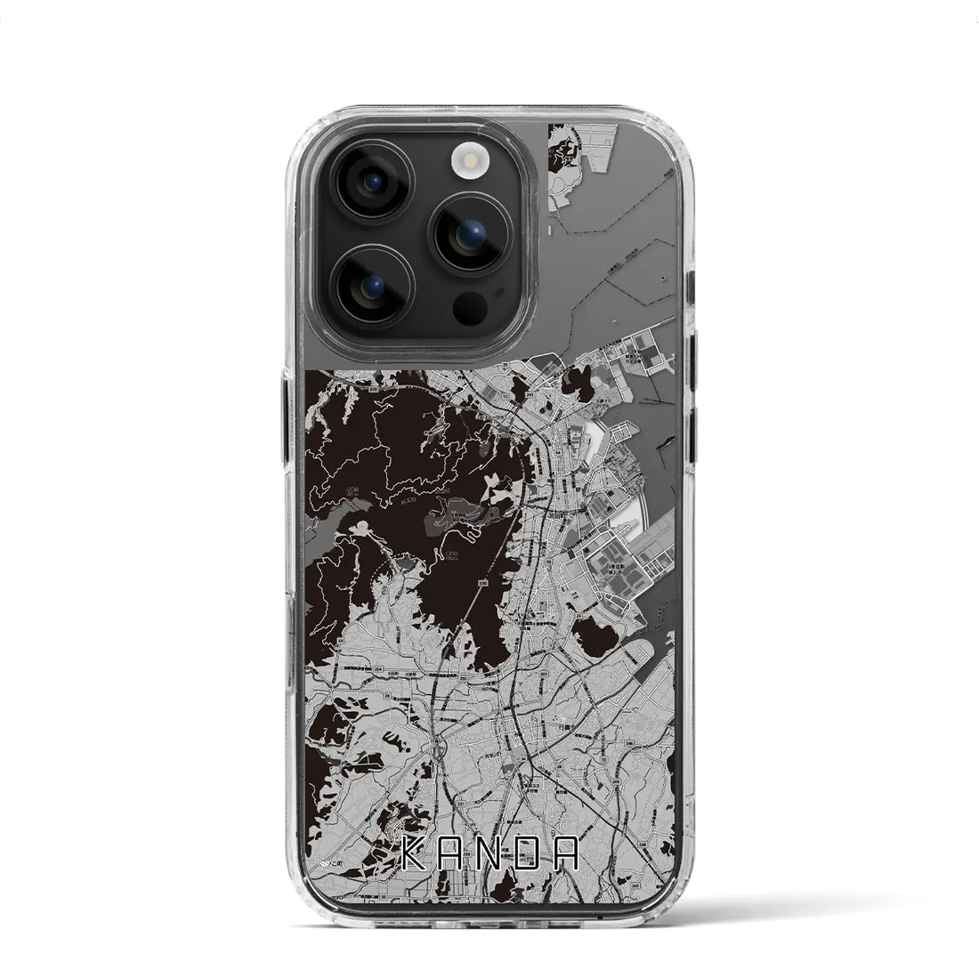 【苅田(福岡県)】地図柄iPhoneケース(MagSafeタイプ)