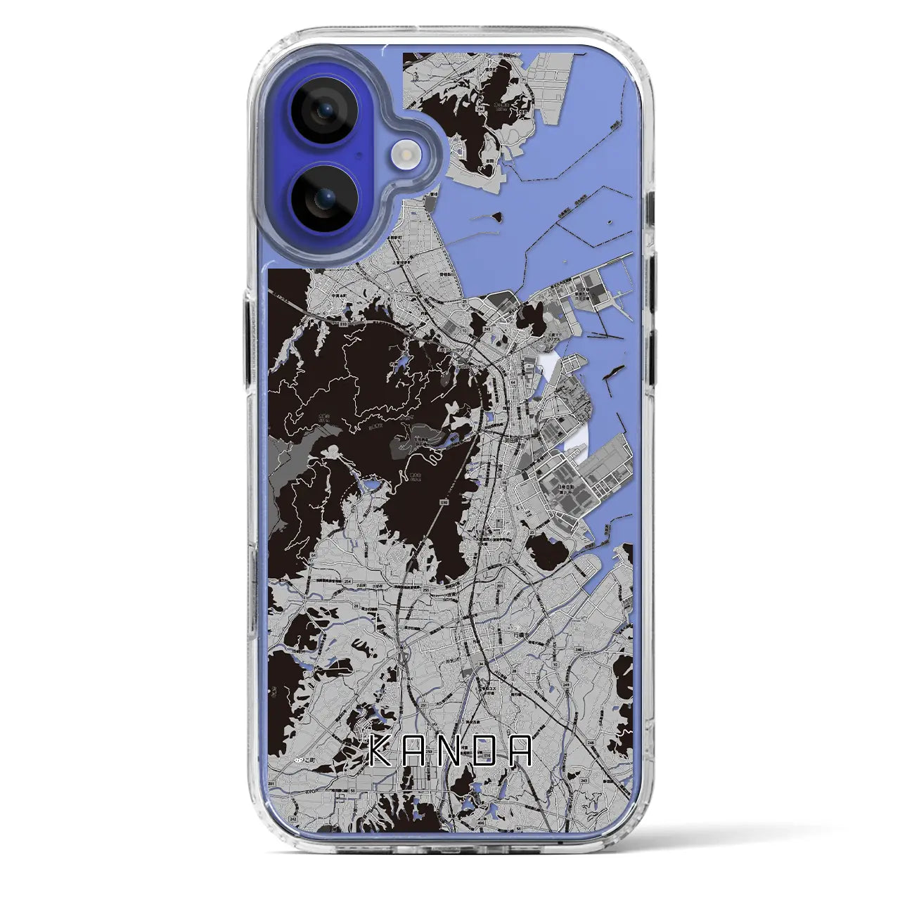 【苅田(福岡県)】地図柄iPhoneケース(MagSafeタイプ)