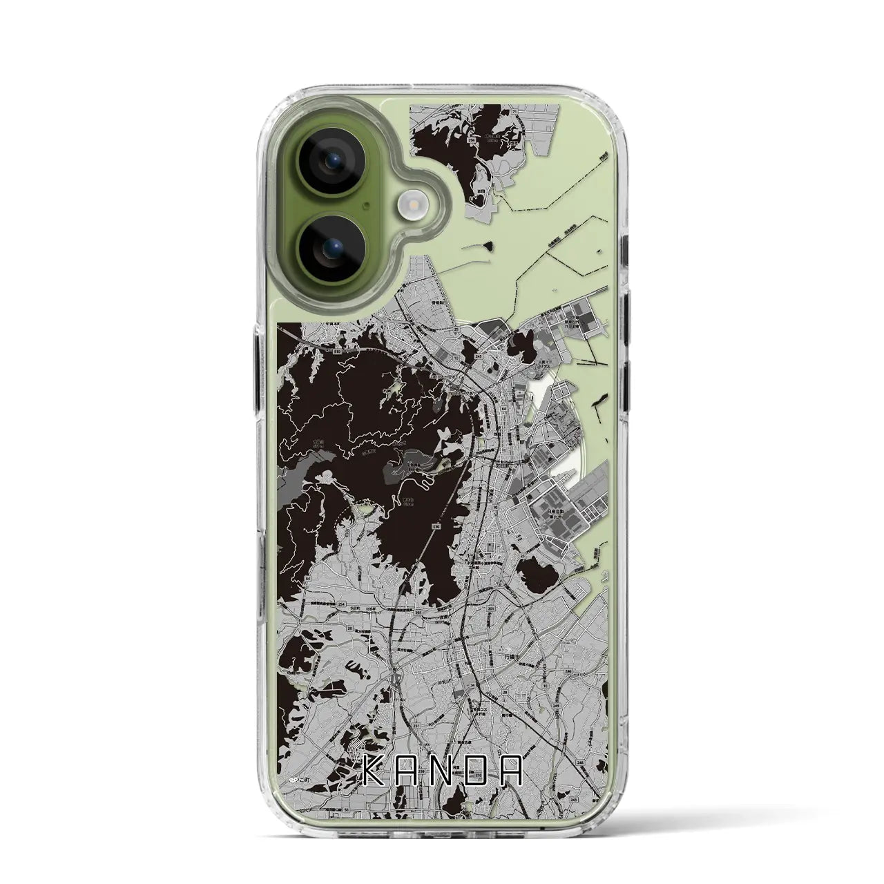 【苅田(福岡県)】地図柄iPhoneケース(MagSafeタイプ)