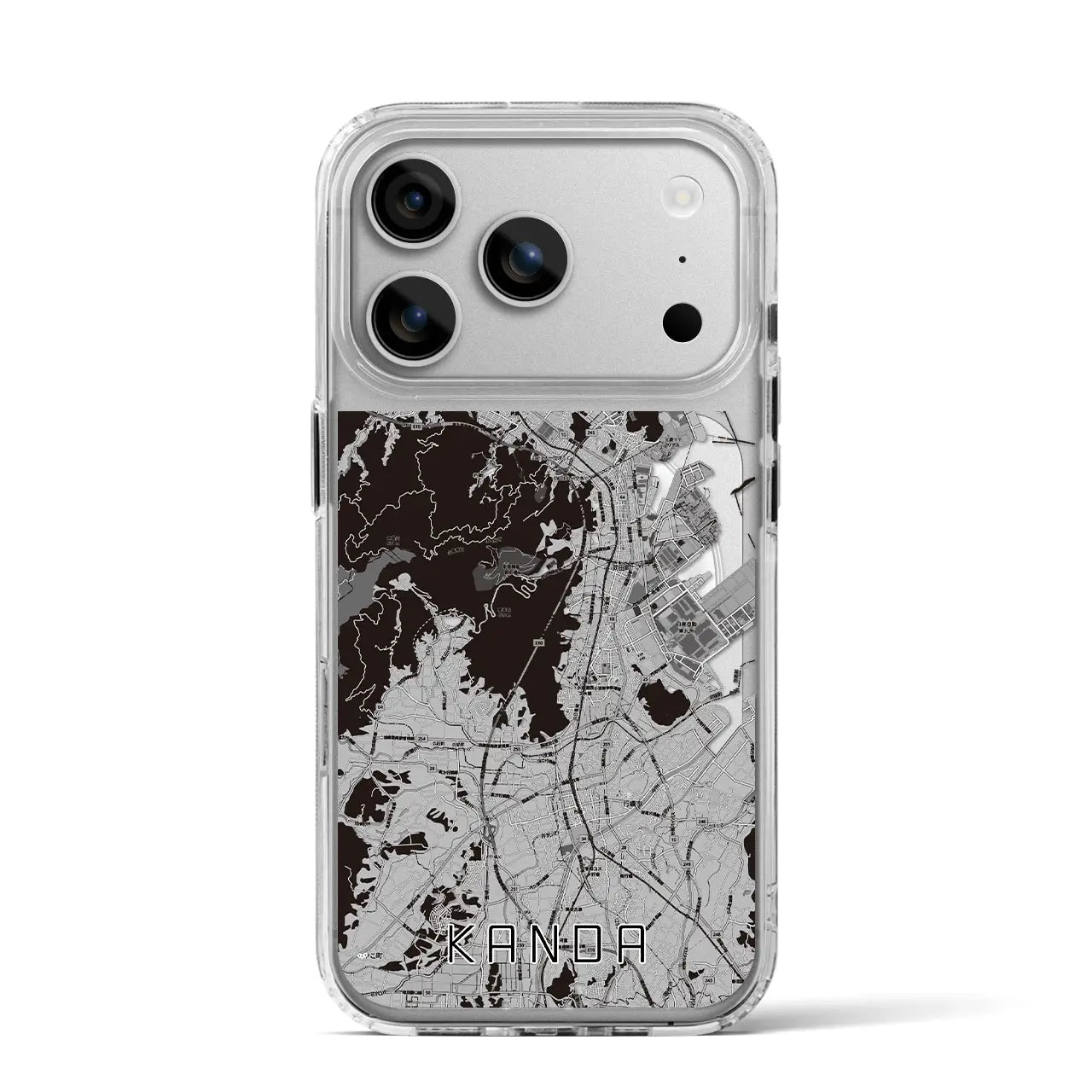 【苅田(福岡県)】地図柄iPhoneケース(MagSafeタイプ)