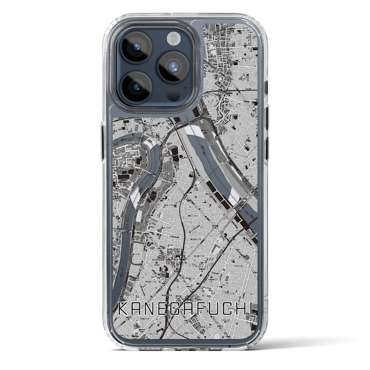 【鐘ヶ淵(東京都)】地図柄iPhoneケース(MagSafeタイプ)