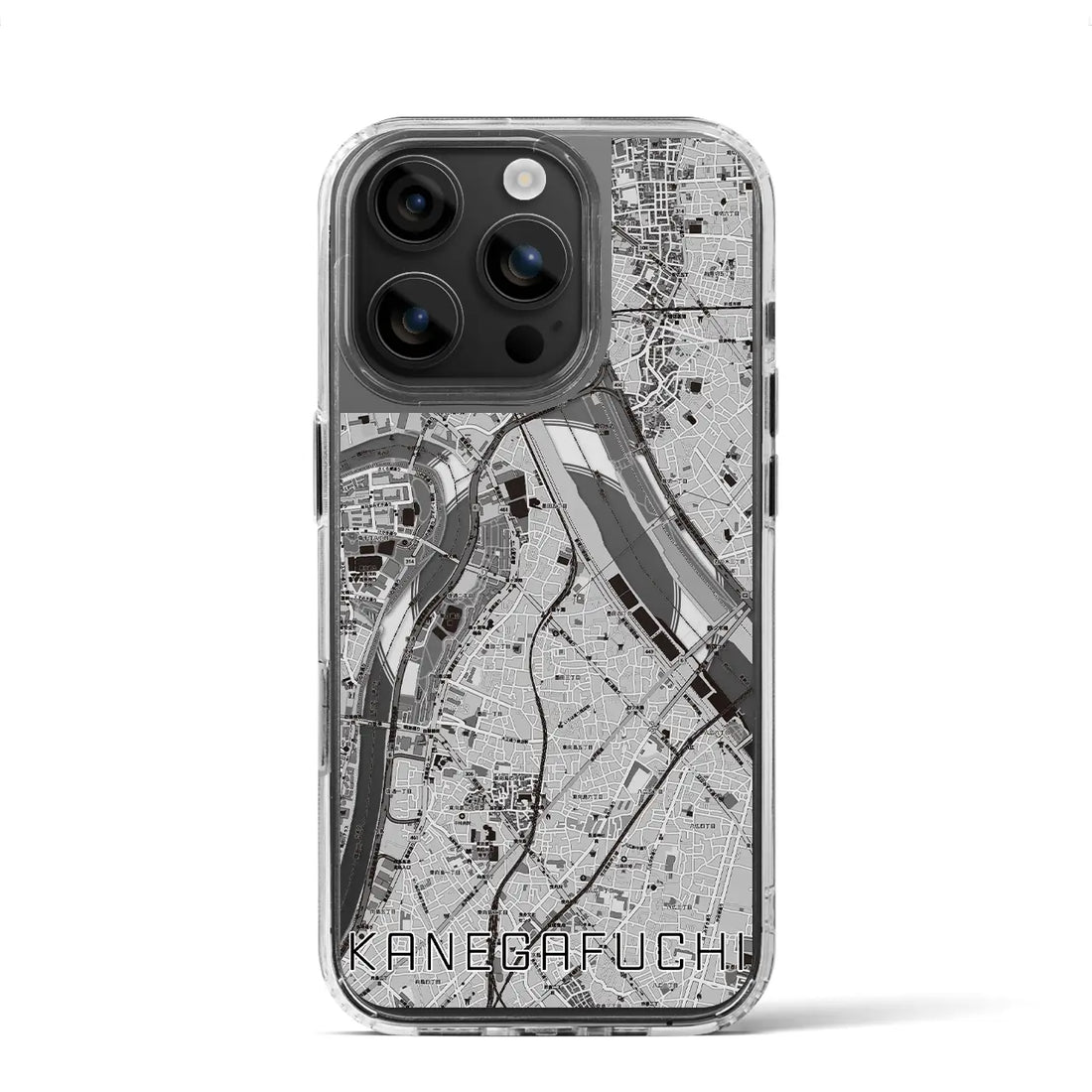 【鐘ヶ淵(東京都)】地図柄iPhoneケース(MagSafeタイプ)