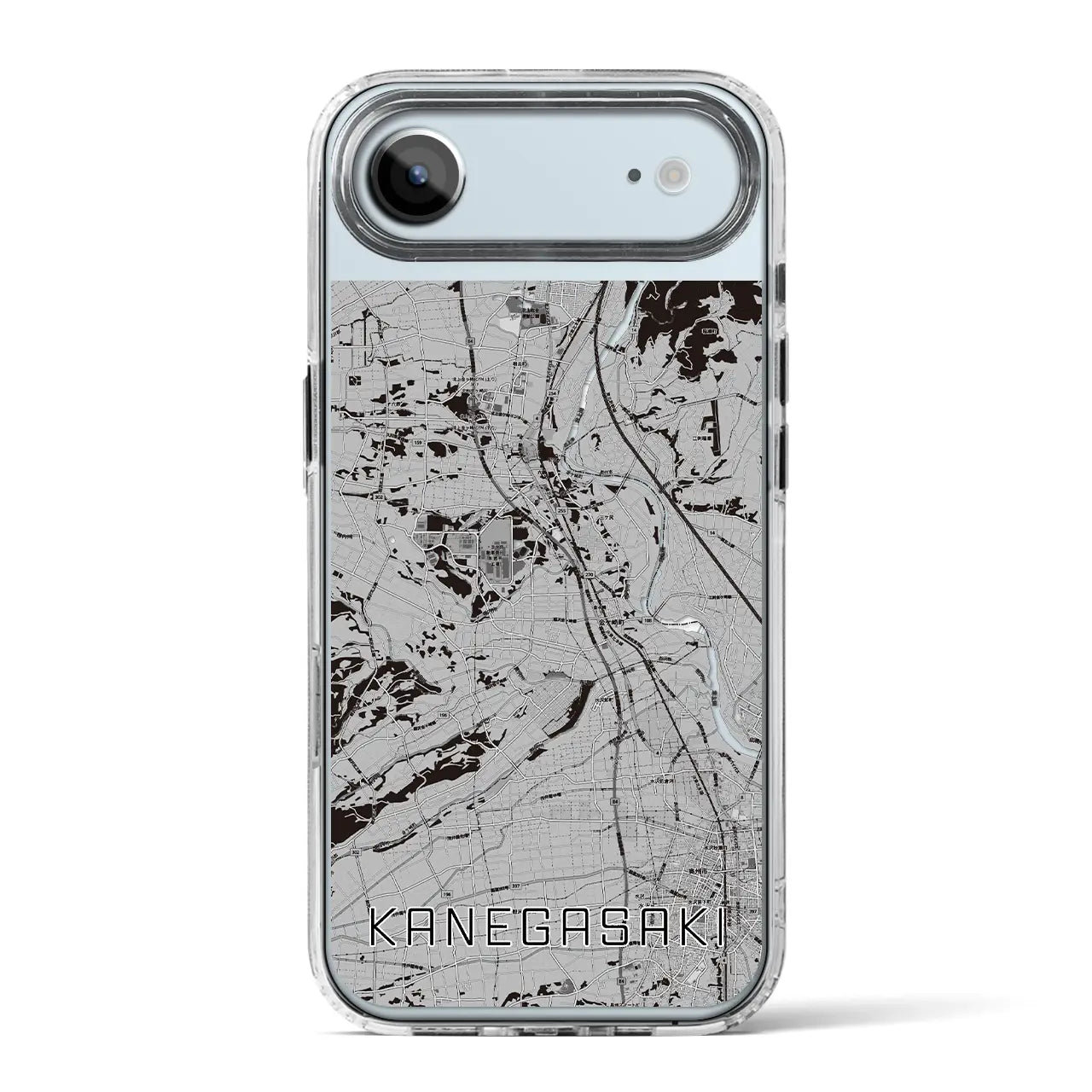 【金ケ崎(岩手県)】地図柄iPhoneケース(MagSafeタイプ)