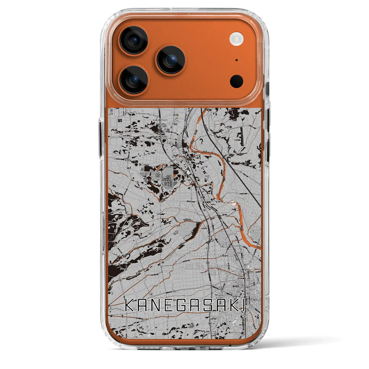 【金ケ崎(岩手県)】地図柄iPhoneケース(MagSafeタイプ)