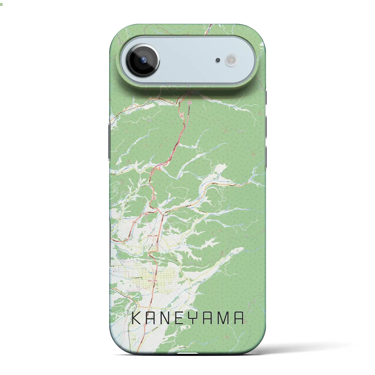 【金山(山形県)】地図柄iPhoneケース(バックカバータイプ)