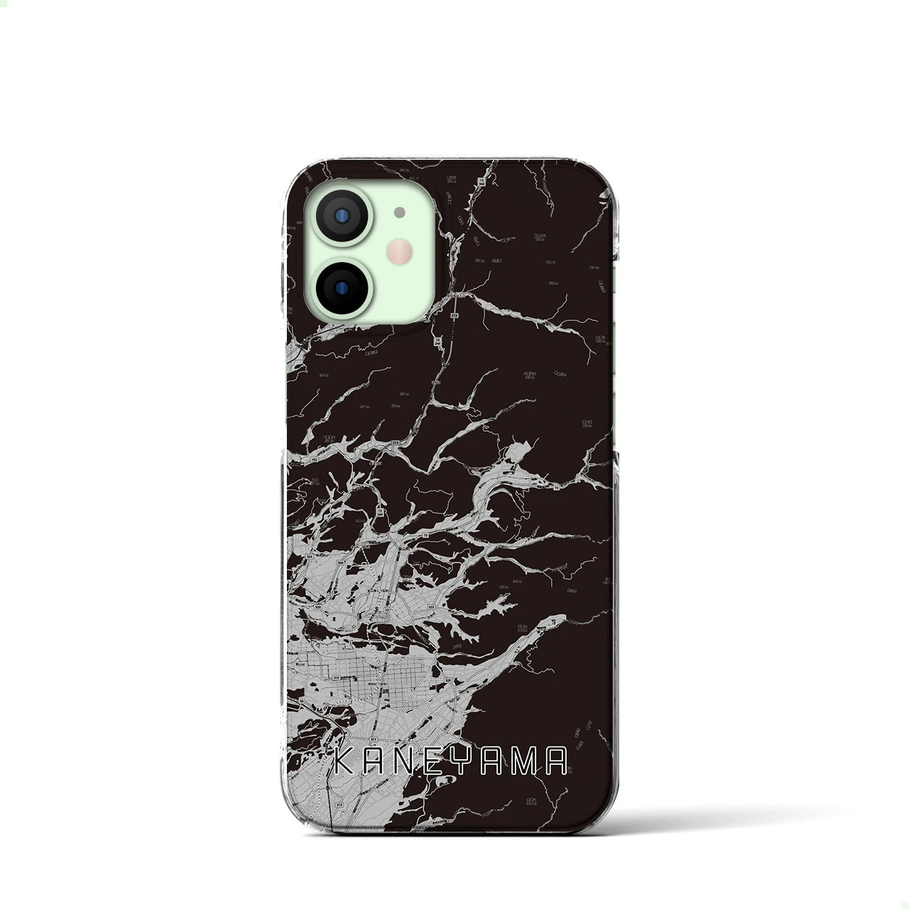 【金山(山形県)】地図柄iPhoneケース(クリアタイプ)