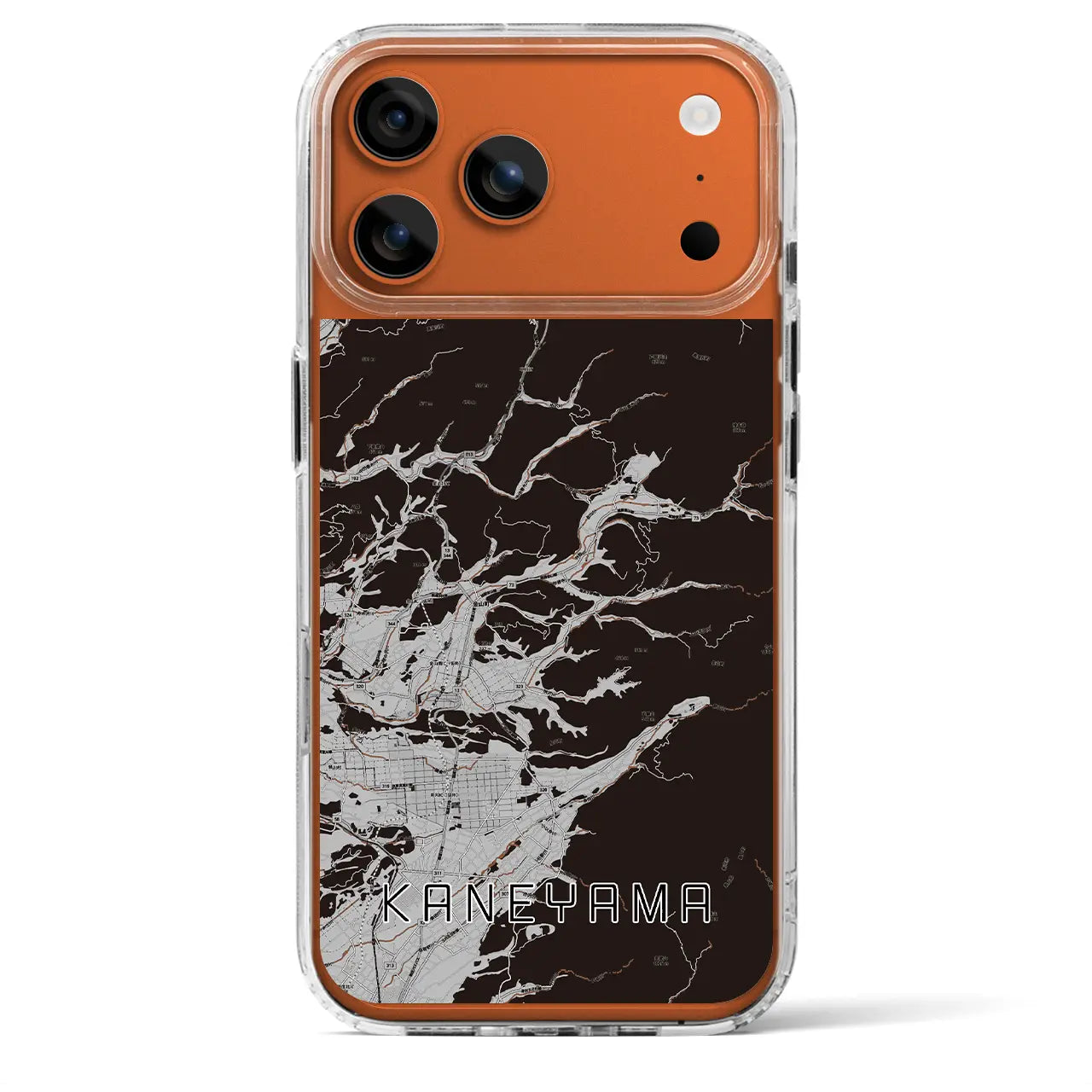 【金山(山形県)】地図柄iPhoneケース(MagSafeタイプ)