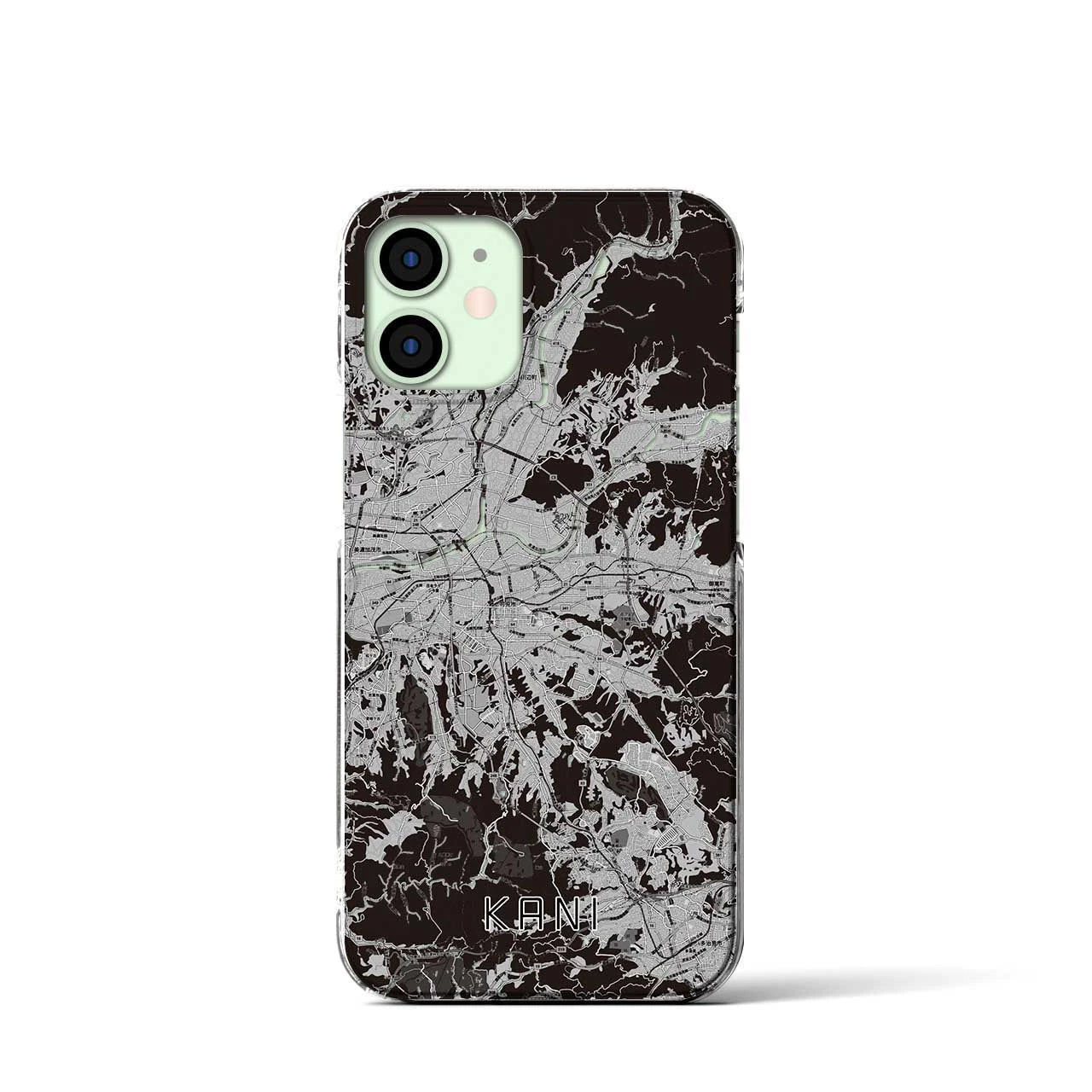 【可児(岐阜県)】地図柄iPhoneケース(クリアタイプ)