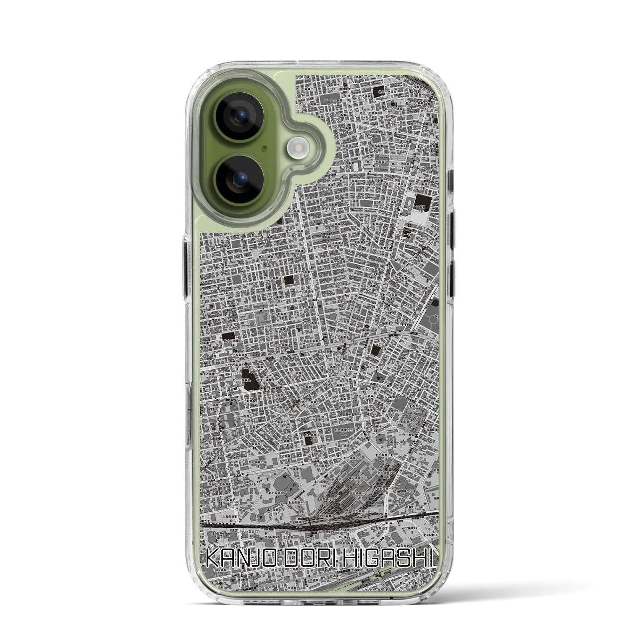 【環状通東(北海道)】地図柄iPhoneケース(MagSafeタイプ)