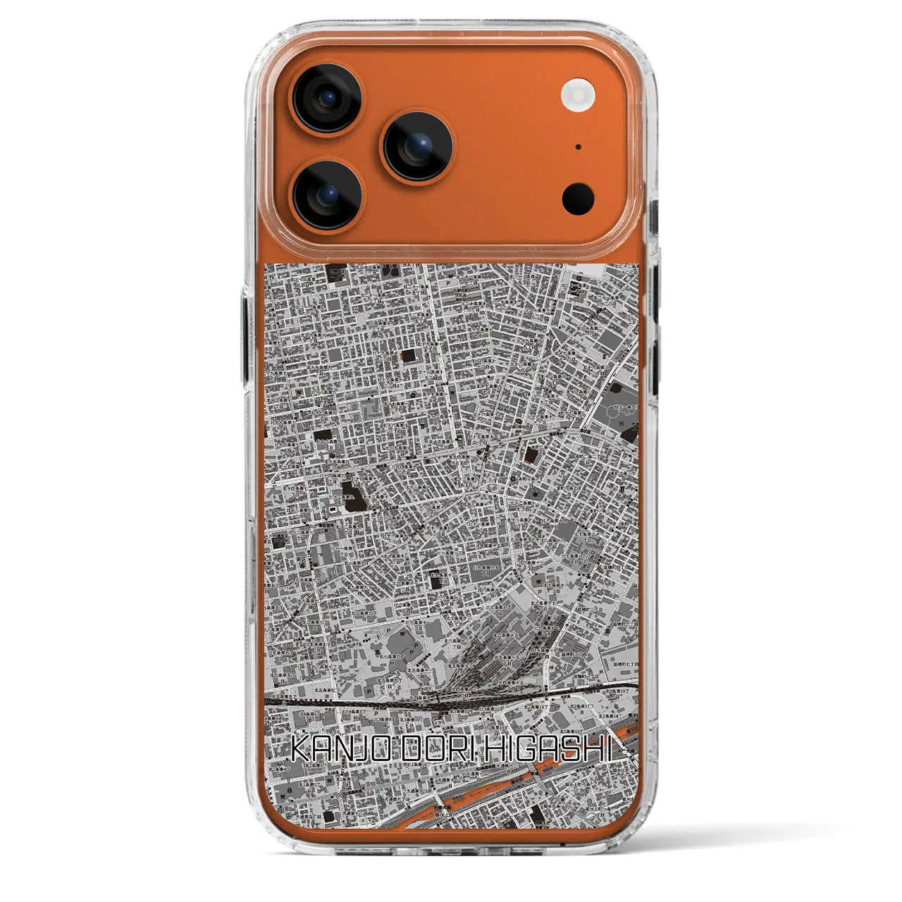 【環状通東(北海道)】地図柄iPhoneケース(MagSafeタイプ)
