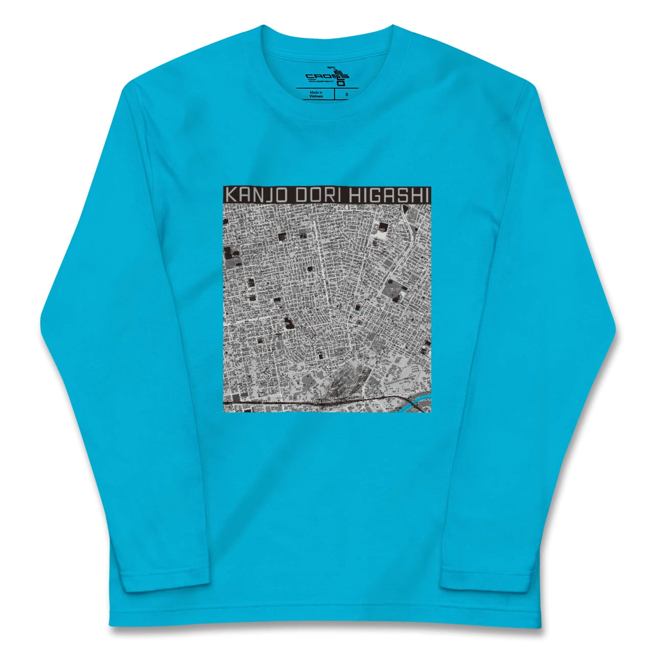 【環状通東(北海道)】地図柄ロングスリーブTシャツ