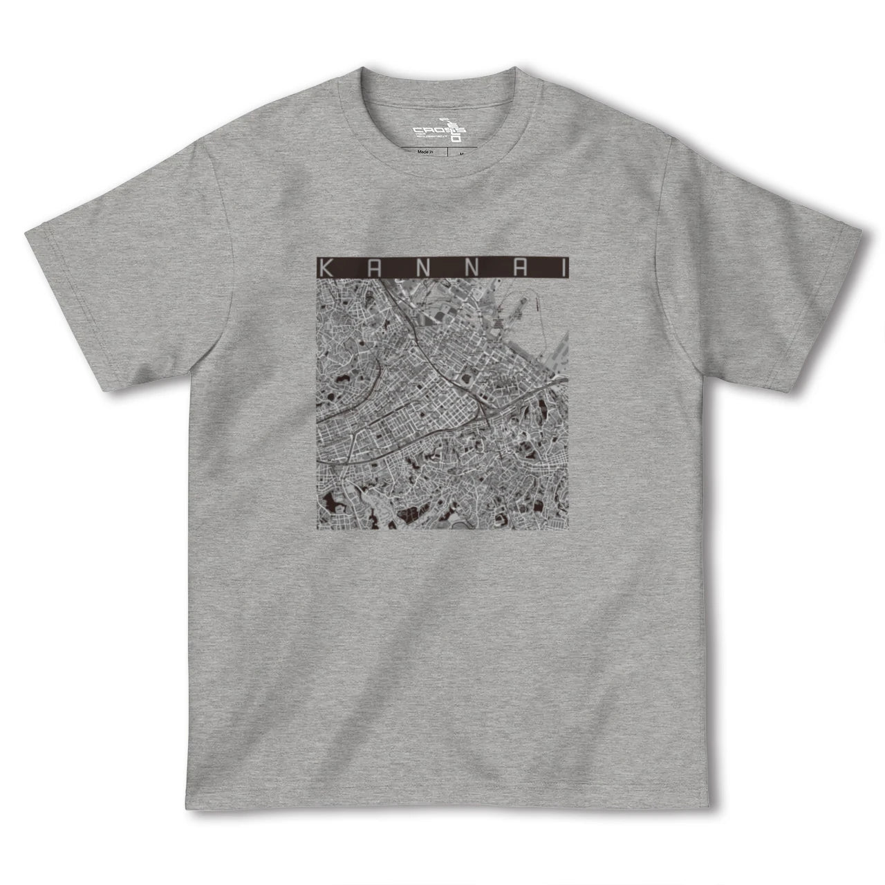 【関内(神奈川県)】地図柄ヘビーウェイトTシャツ