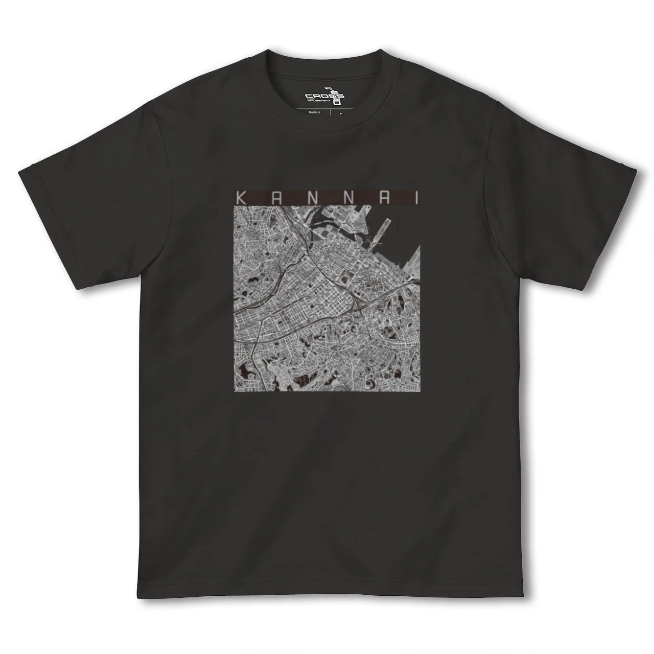 【関内(神奈川県)】地図柄ヘビーウェイトTシャツ