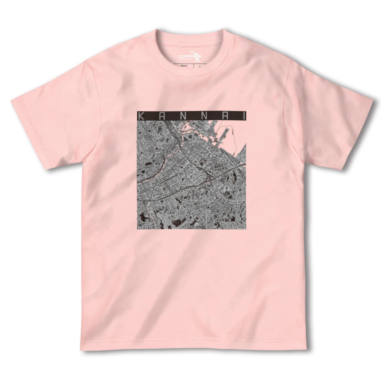 【関内(神奈川県)】地図柄ヘビーウェイトTシャツ