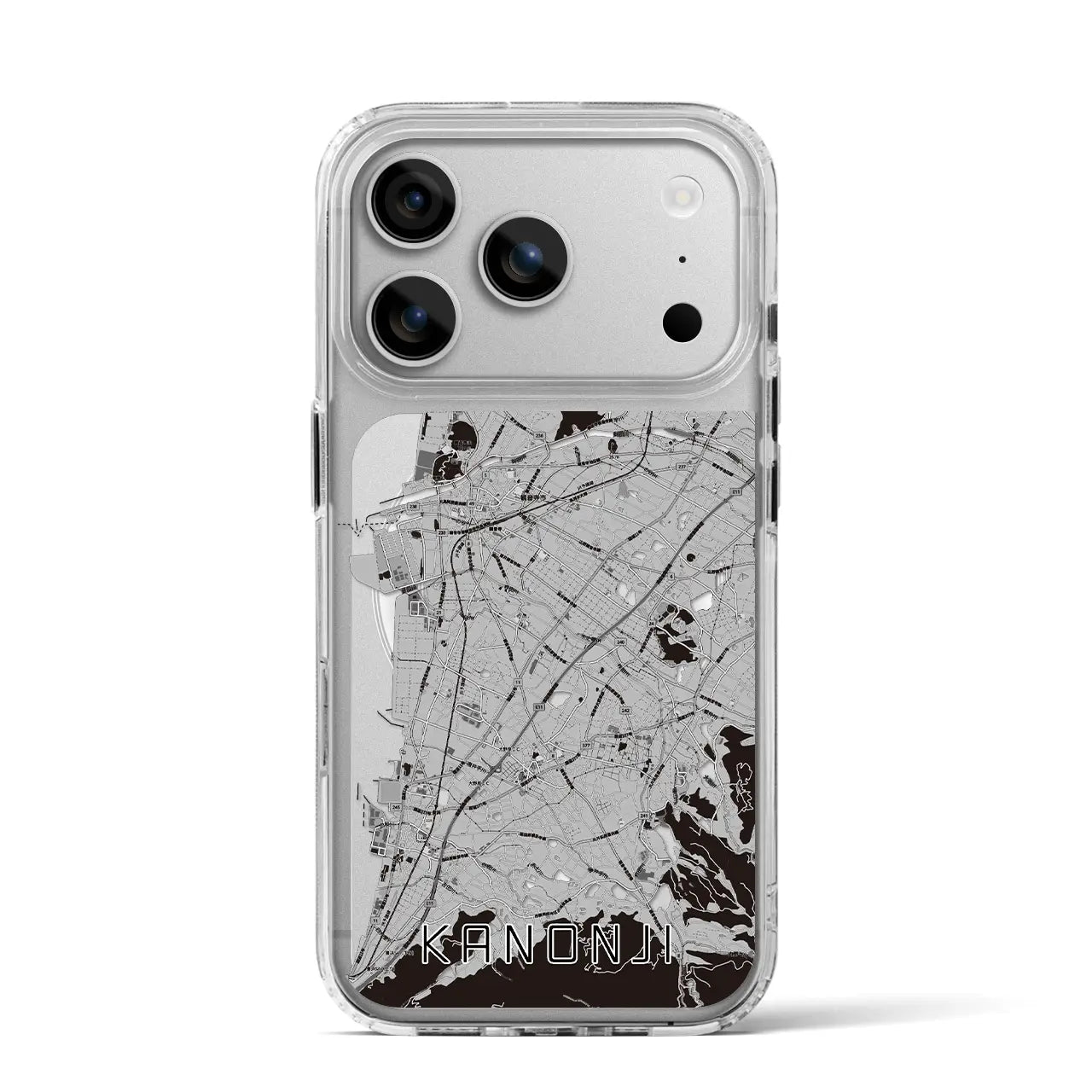 【観音寺(香川県)】地図柄iPhoneケース(MagSafeタイプ)