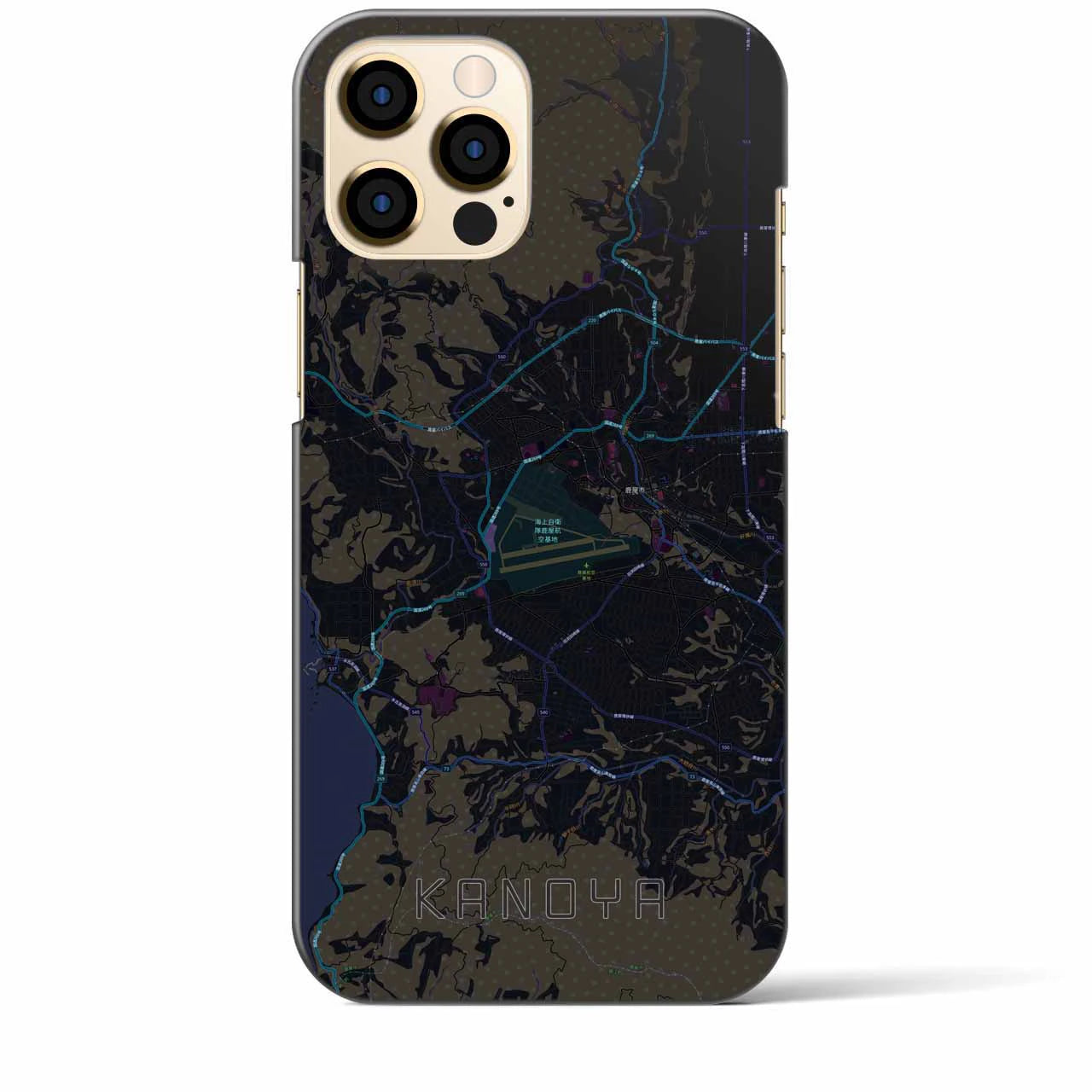 【鹿屋(鹿児島県)】地図柄iPhoneケース(バックカバータイプ)